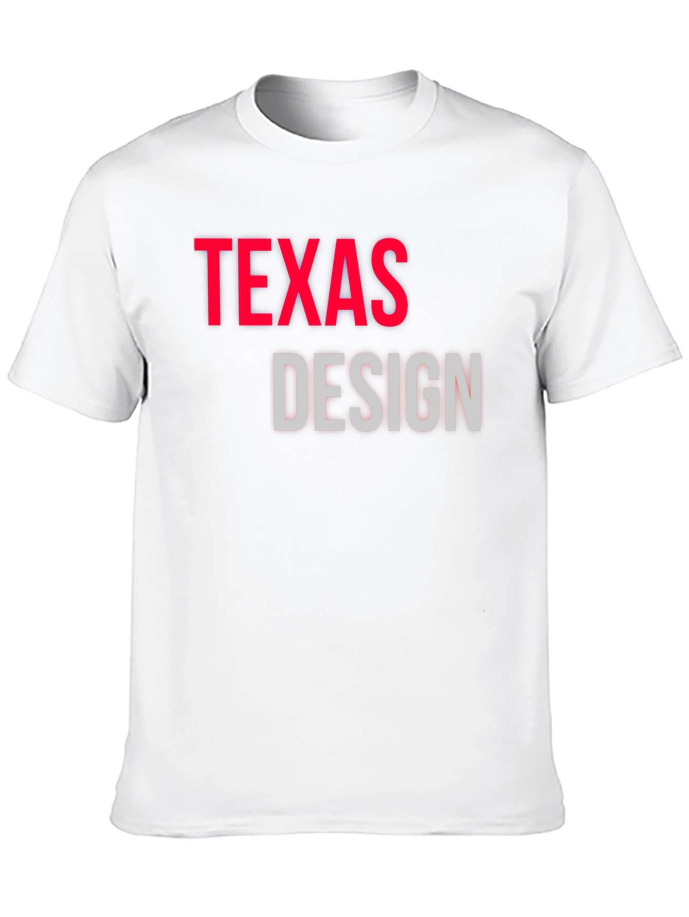 Texas Design Black Graphic Tee Shirt