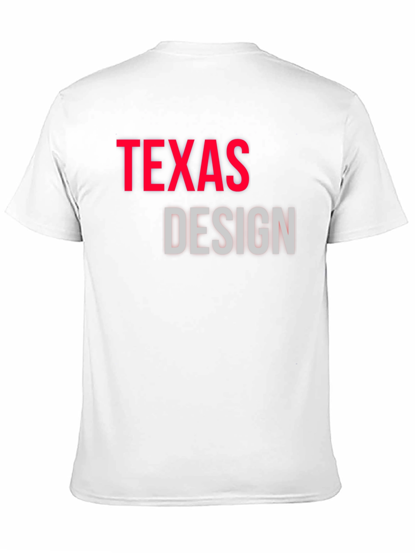 Texas Design Black Graphic Tee Shirt