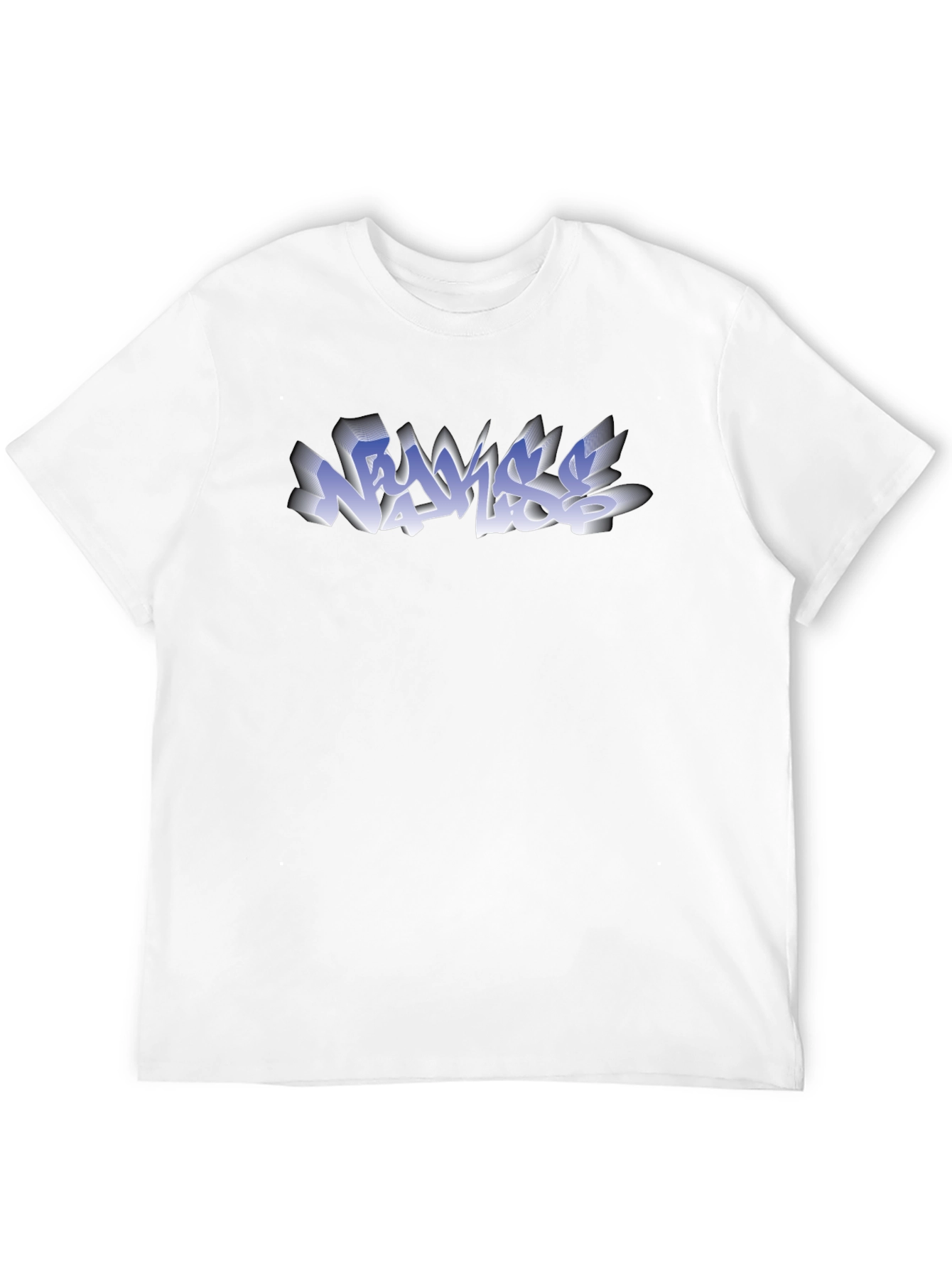 Graffiti Style Graphic T-Shirt - Black