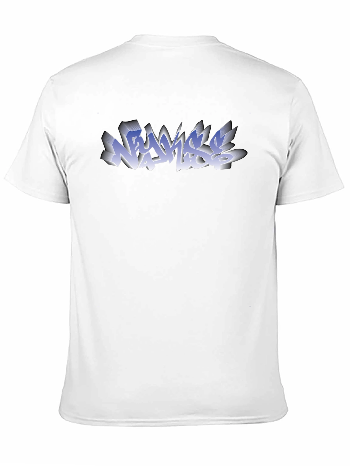 Graffiti Style Graphic T-Shirt - Black