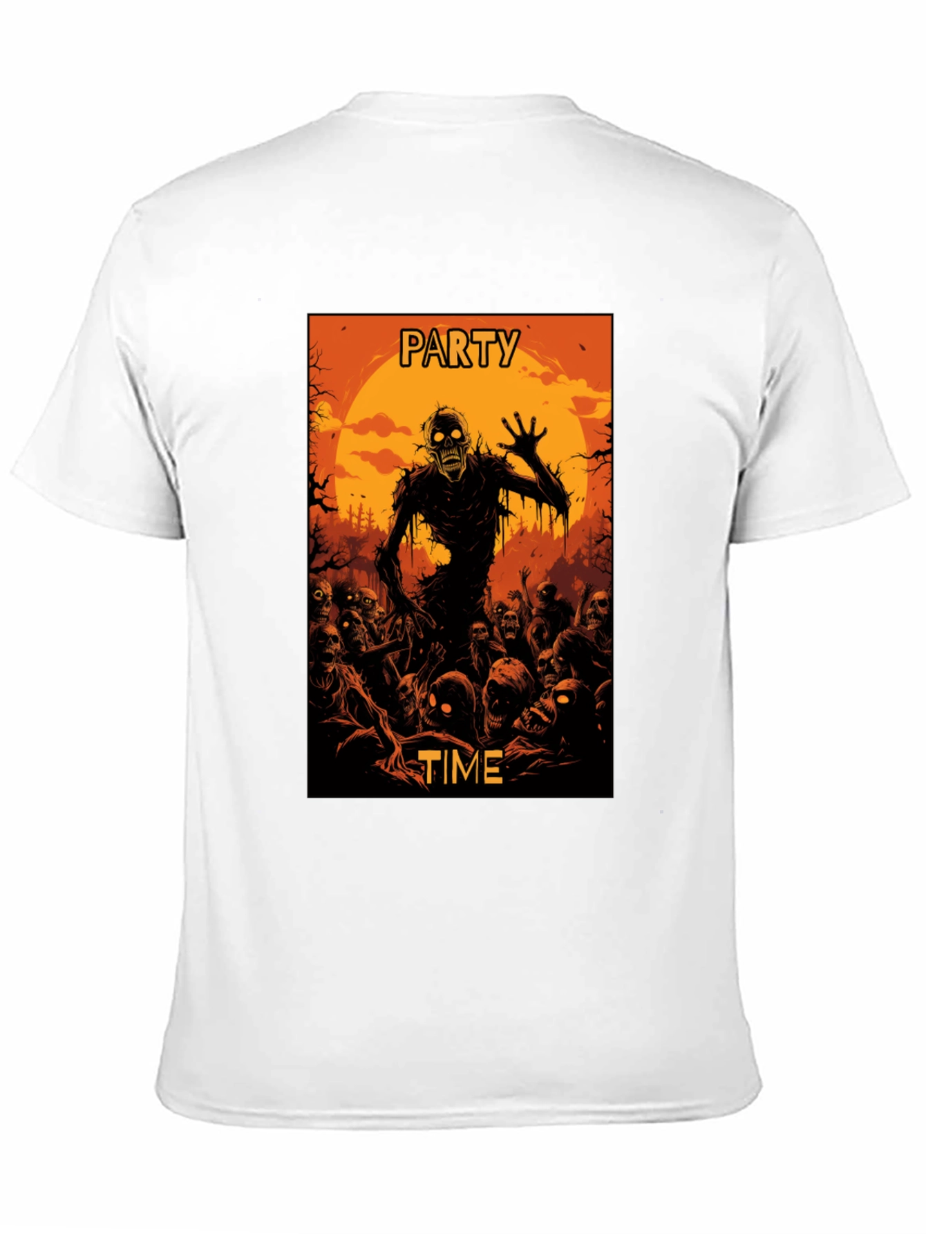 Zombie Party Time Graphic T-Shirt - Halloween Ready!