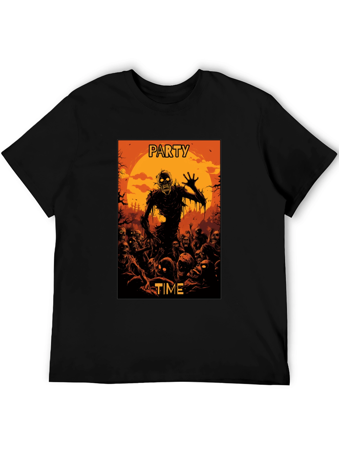 Zombie Party Time Graphic T-Shirt - Halloween Ready!