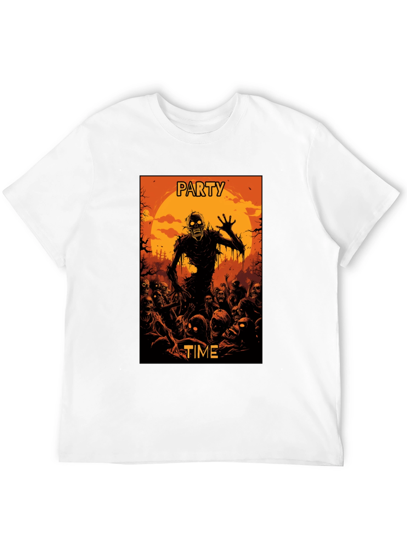 Zombie Party Time Graphic T-Shirt - Halloween Ready!