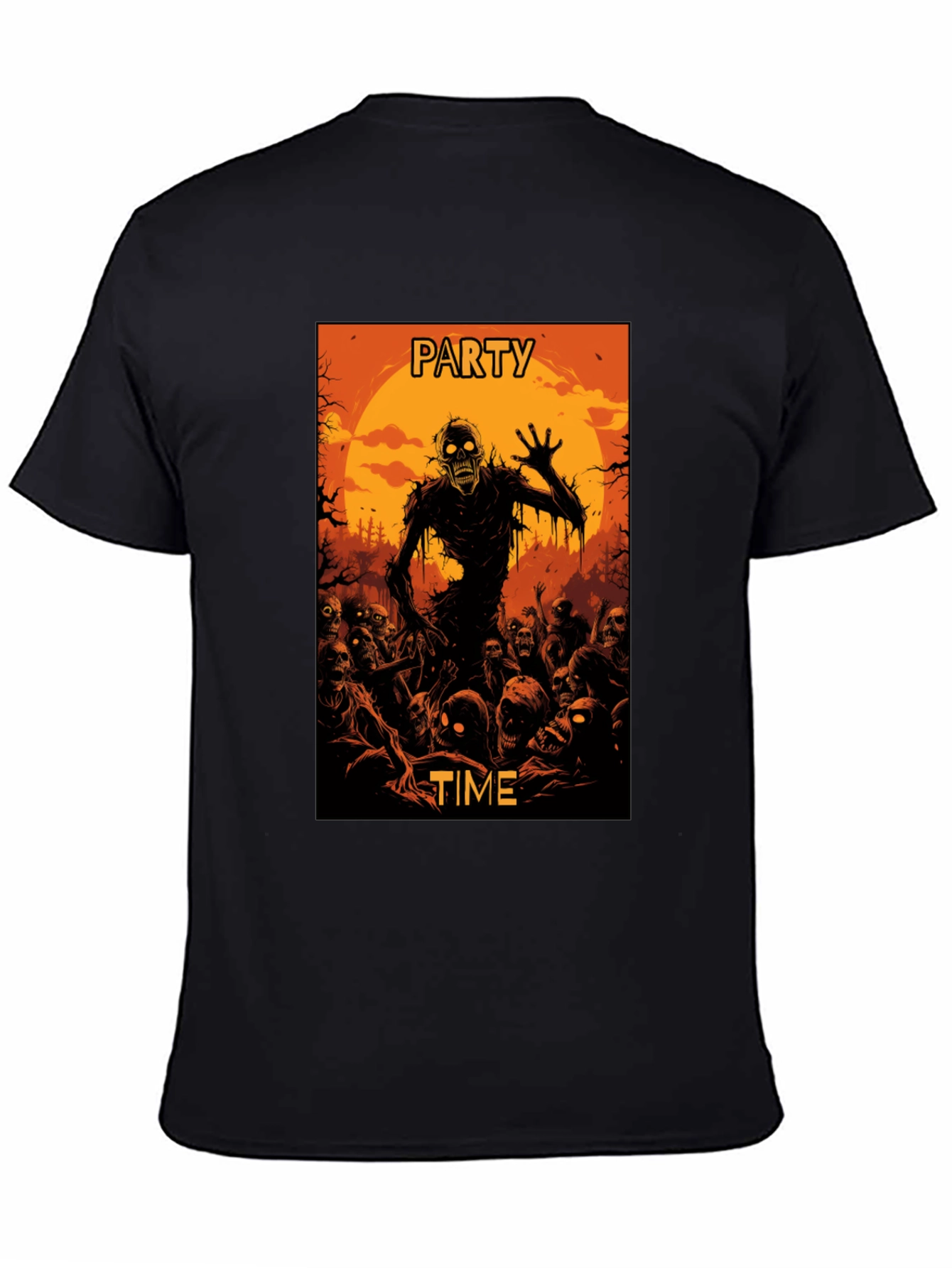 Zombie Party Time Graphic T-Shirt - Halloween Ready!