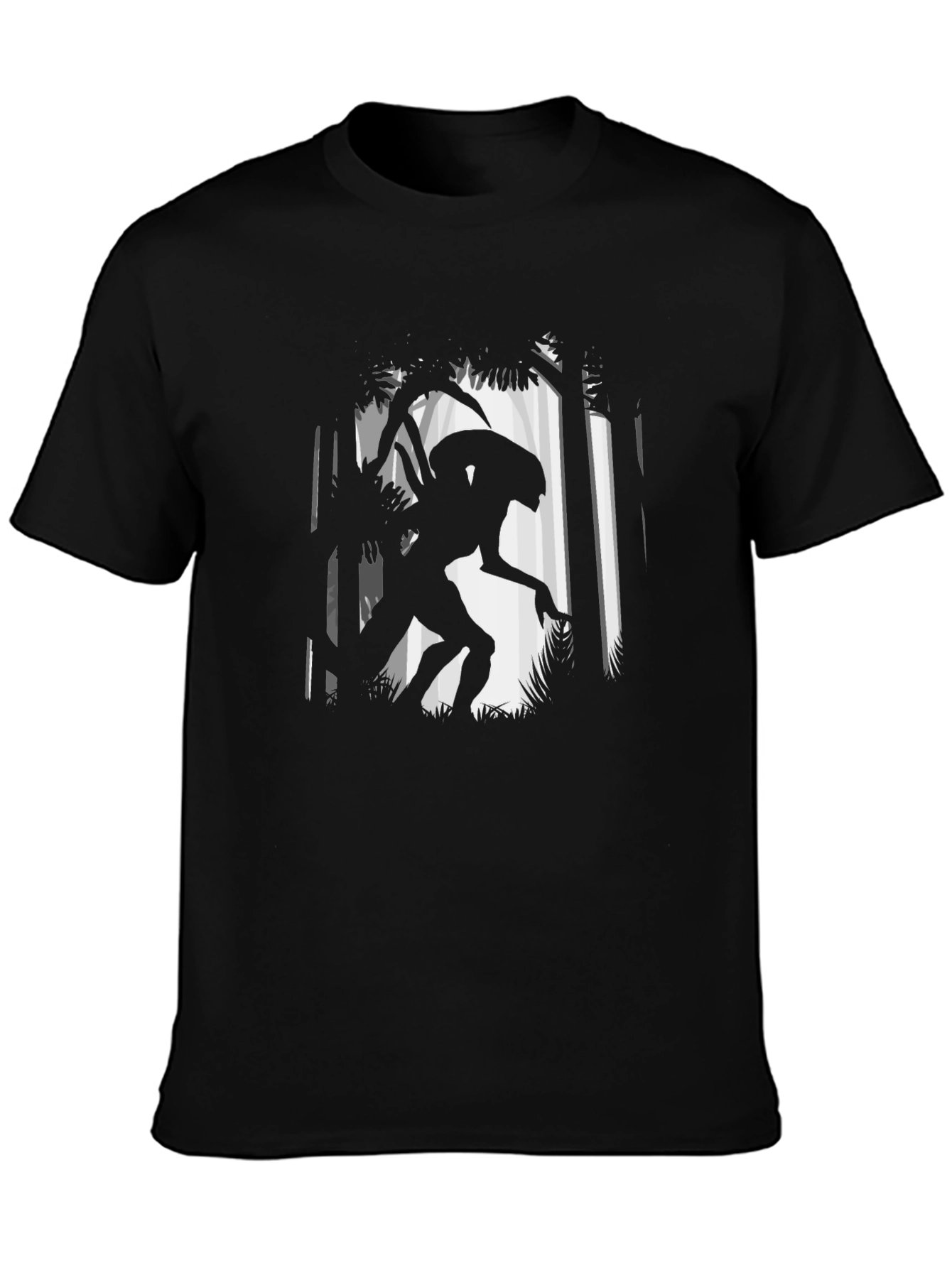 Predator in the Forest Graphic T-Shirt