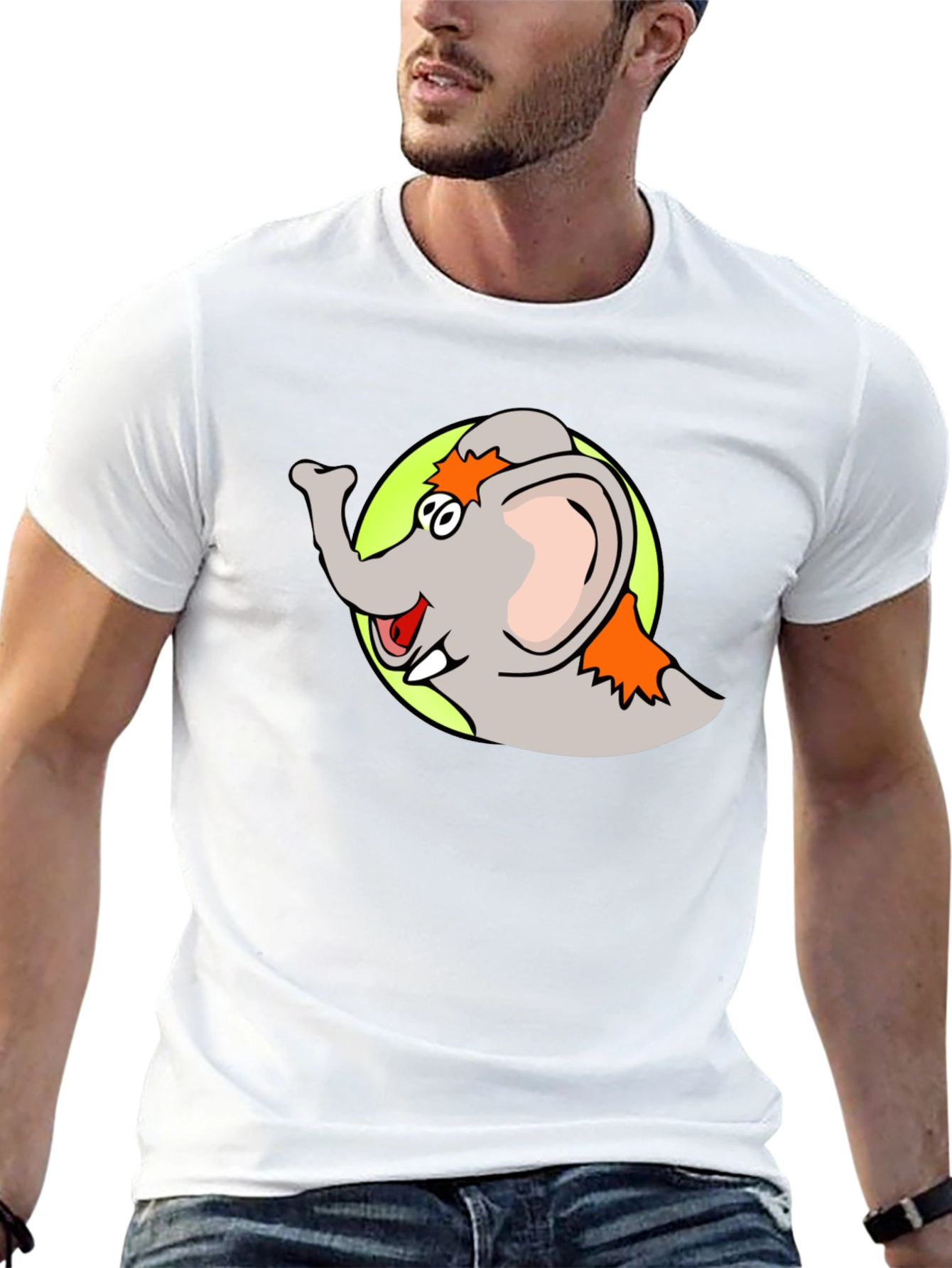 Cartoon Elephant T-Shirt
