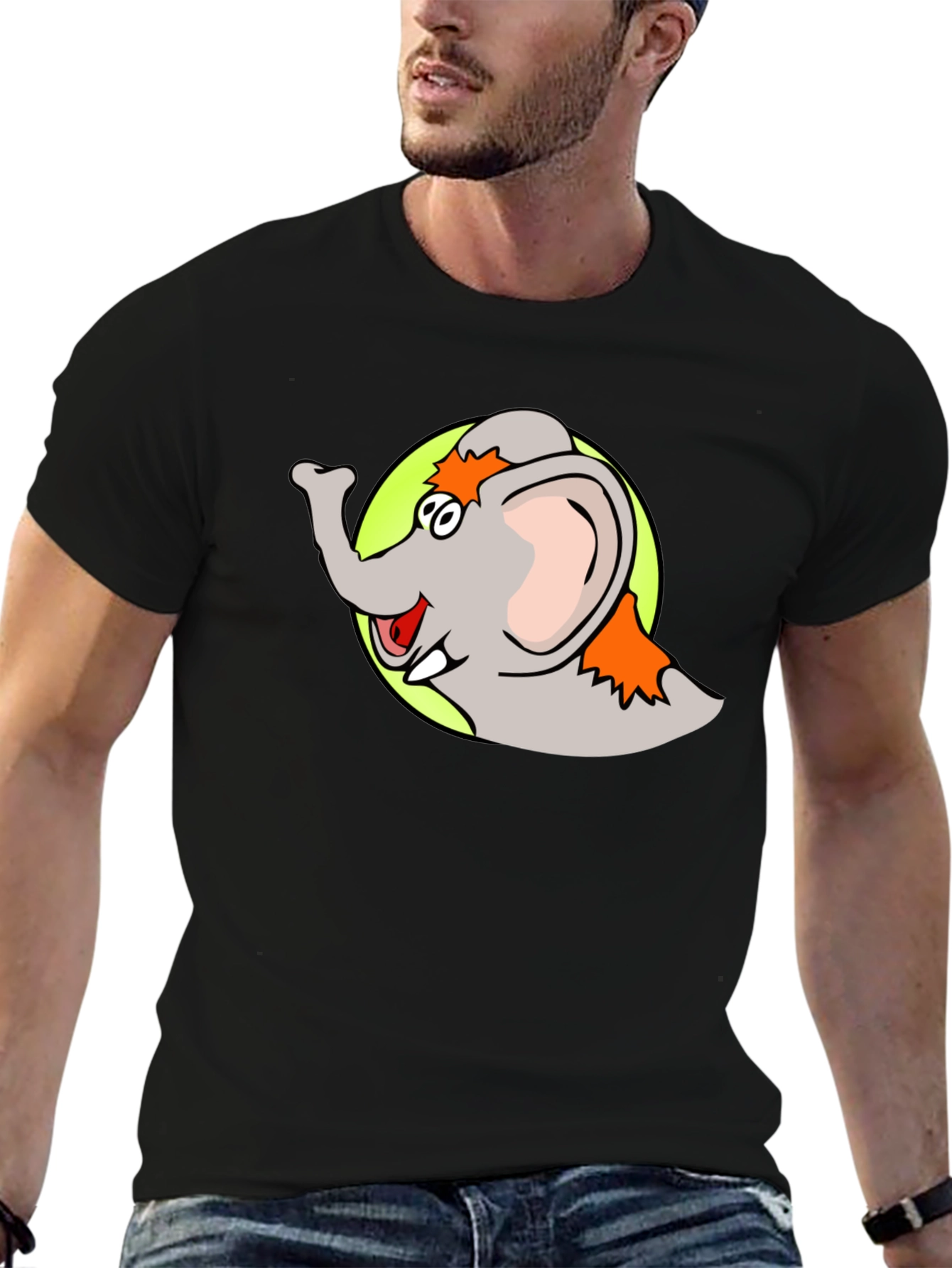 Cartoon Elephant T-Shirt