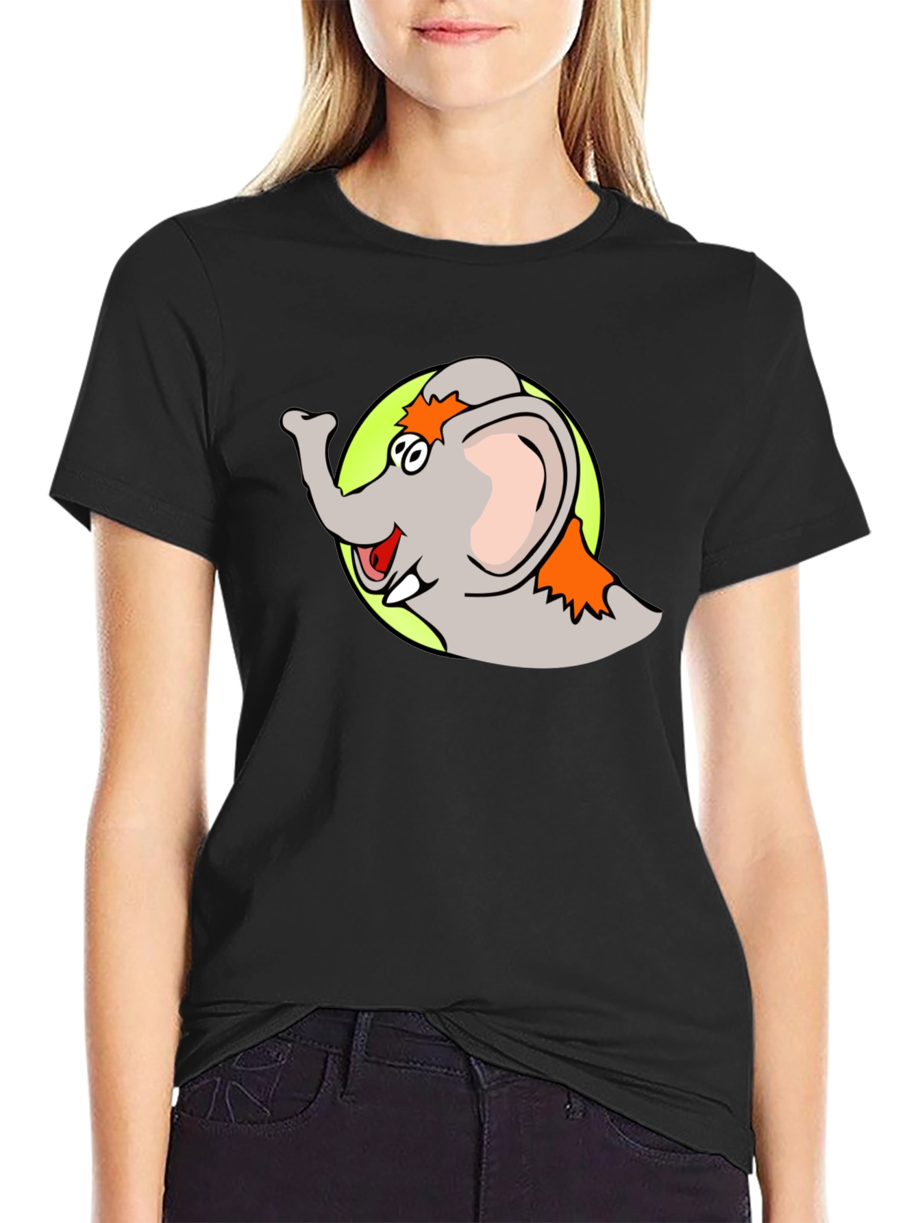 Cartoon Elephant T-Shirt