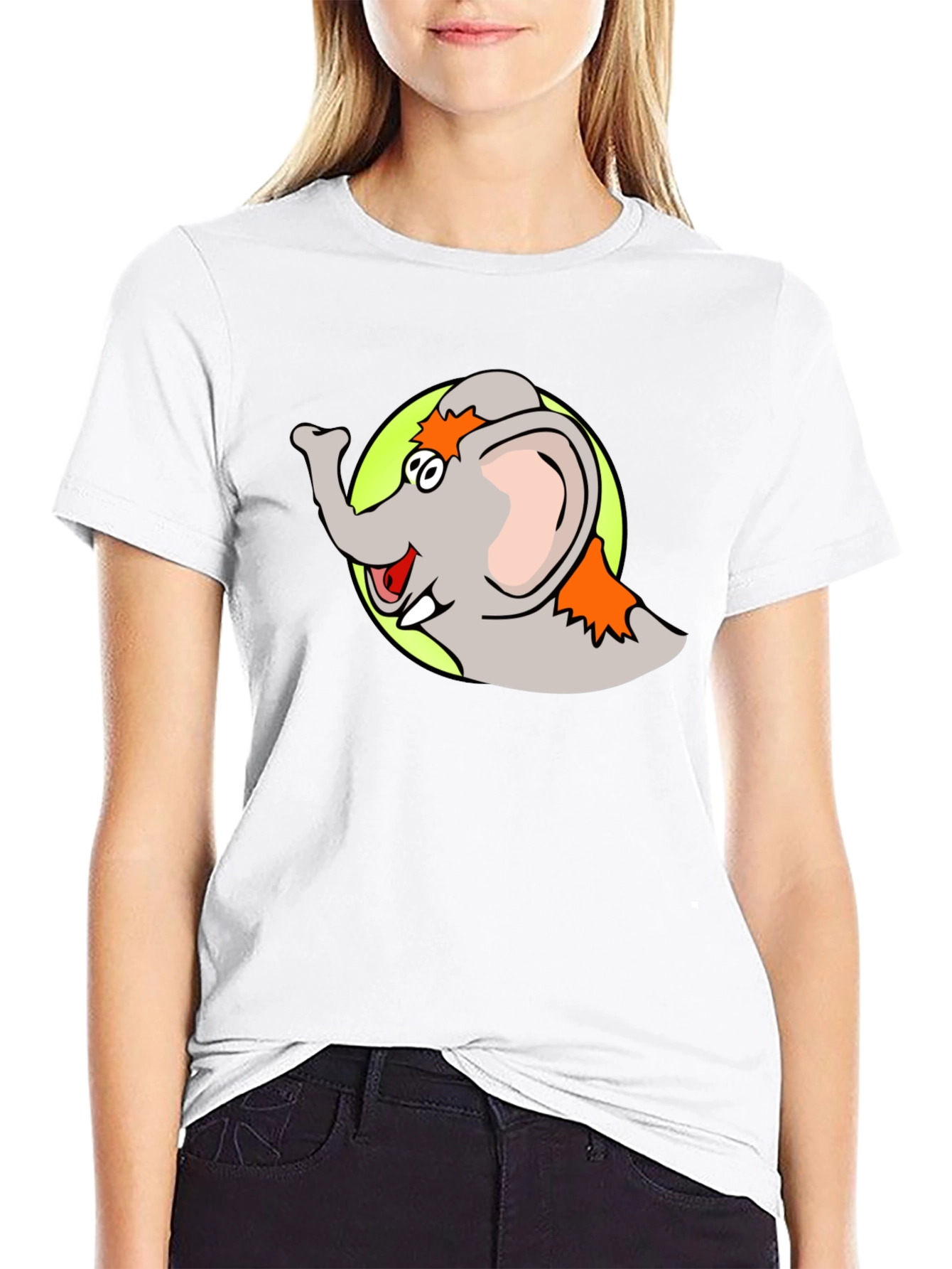 Cartoon Elephant T-Shirt