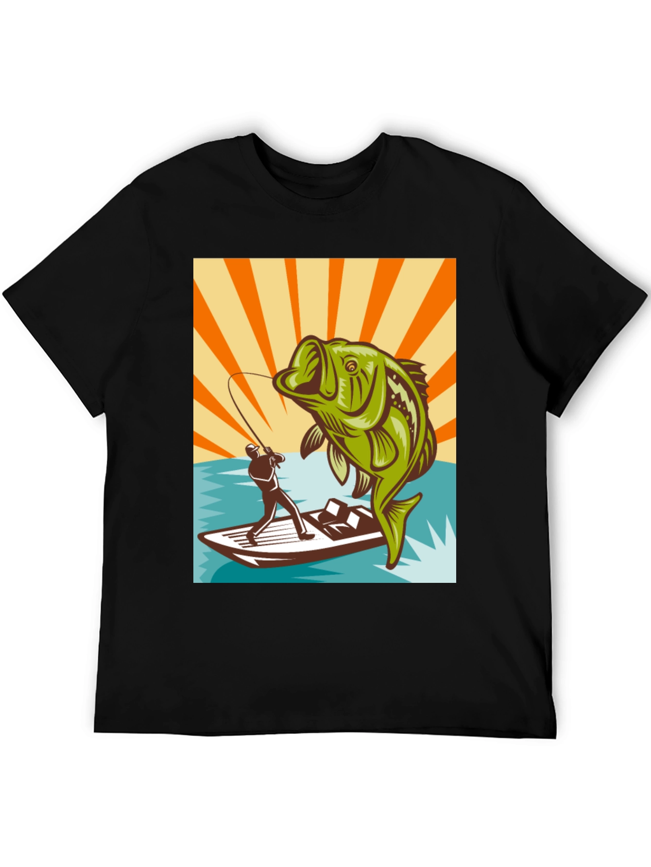 Fishing T-Shirt - Bass Design