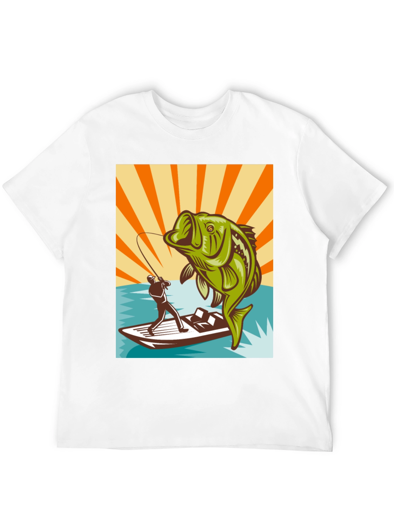 Fishing T-Shirt - Bass Design
