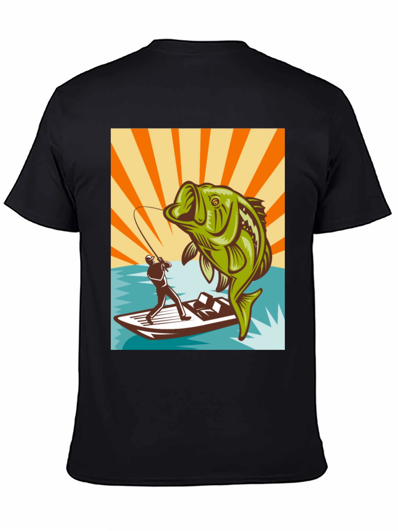 Fishing T-Shirt - Bass Design