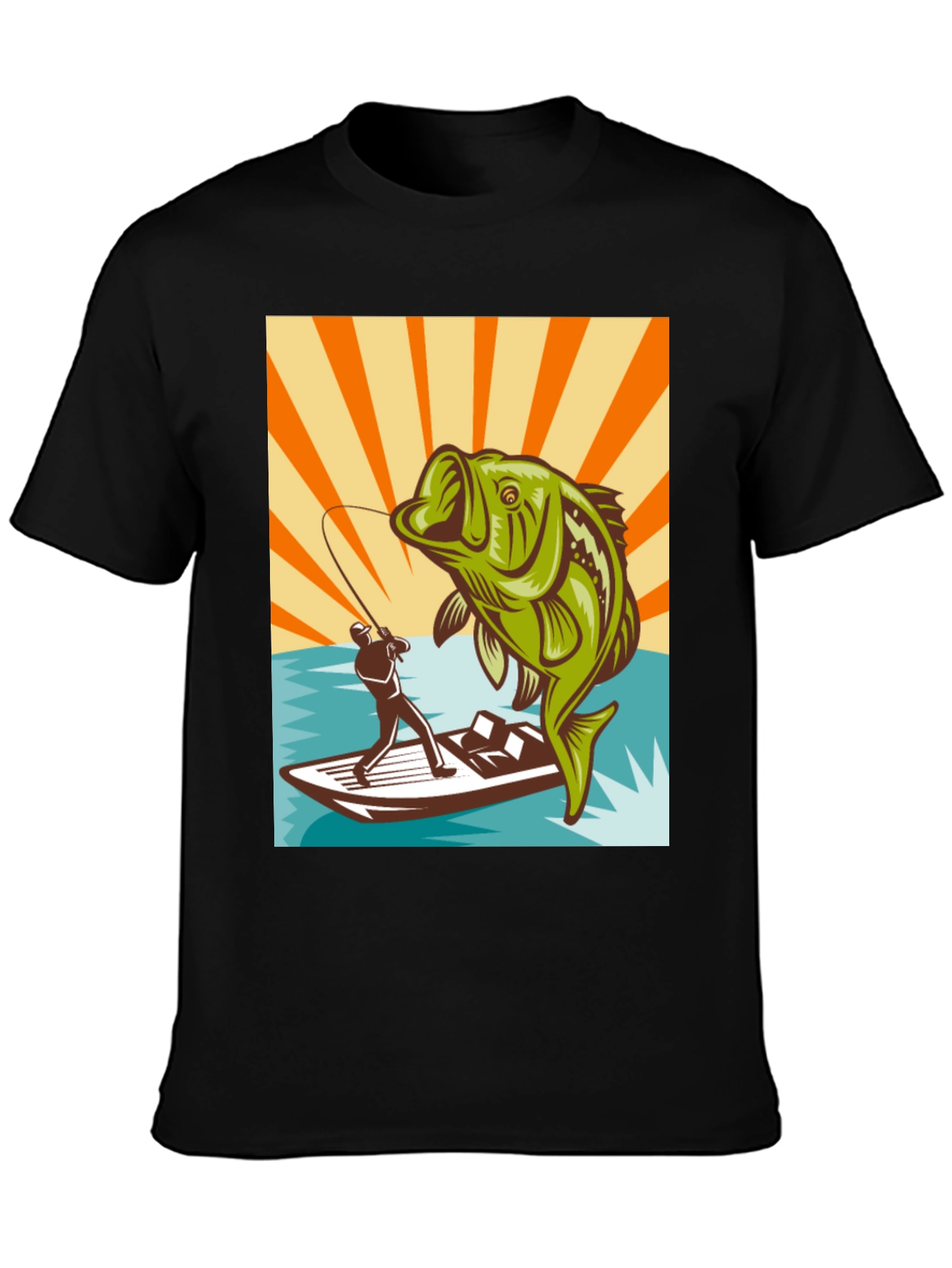 Fishing T-Shirt - Bass Design