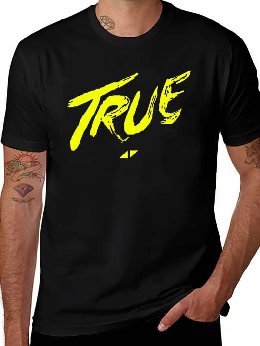 TRUE Avicii Black T-Shirt - Music Inspired Tee
