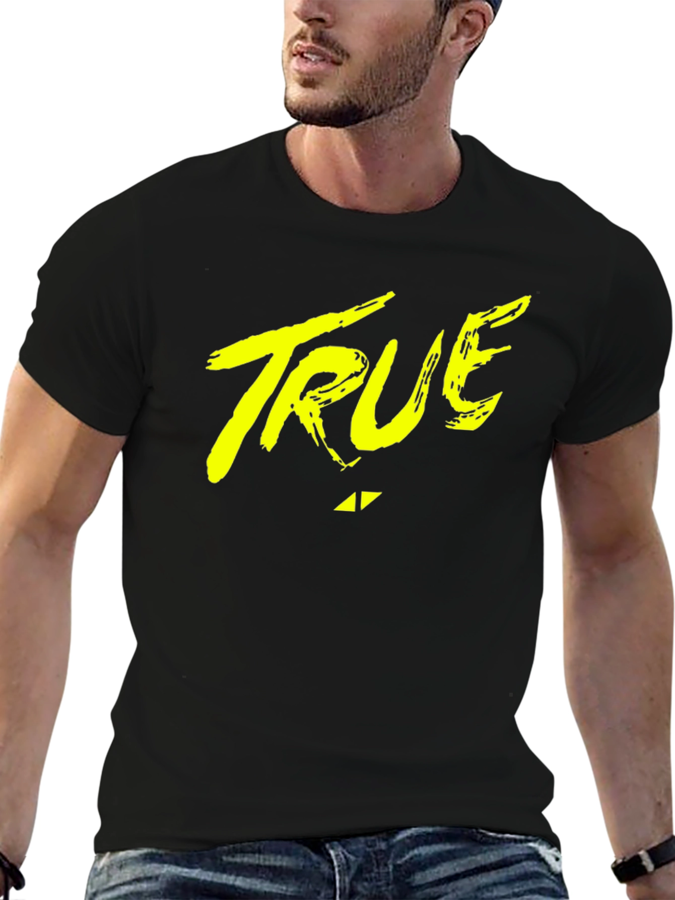 TRUE Avicii Black T-Shirt - Music Inspired Tee