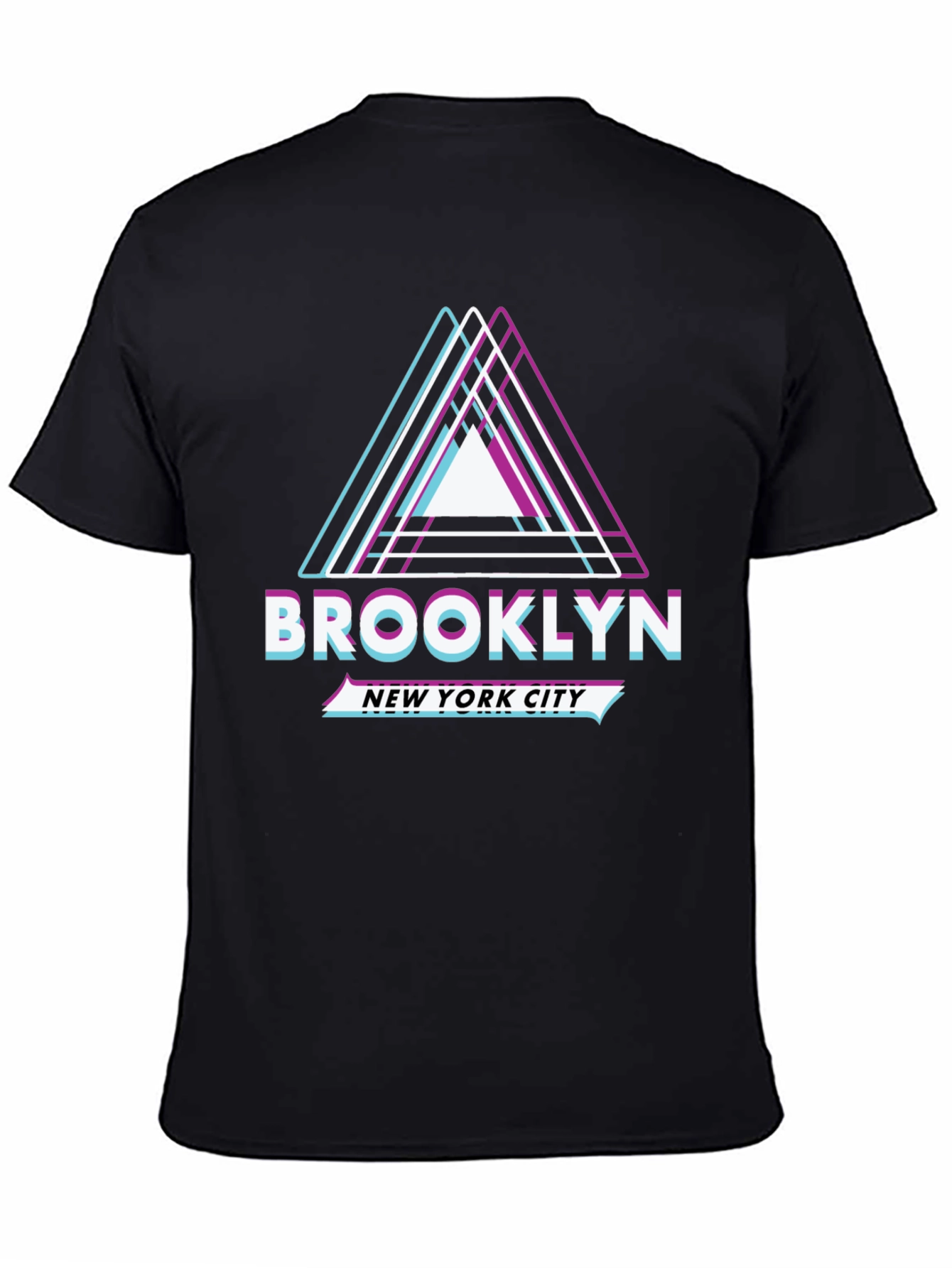Brooklyn New York City Graphic Tee - Black