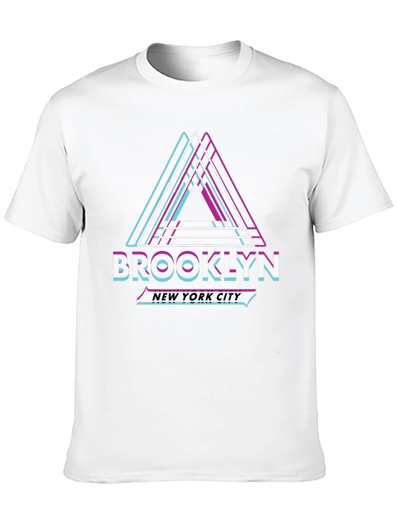 Brooklyn New York City Graphic Tee - Black