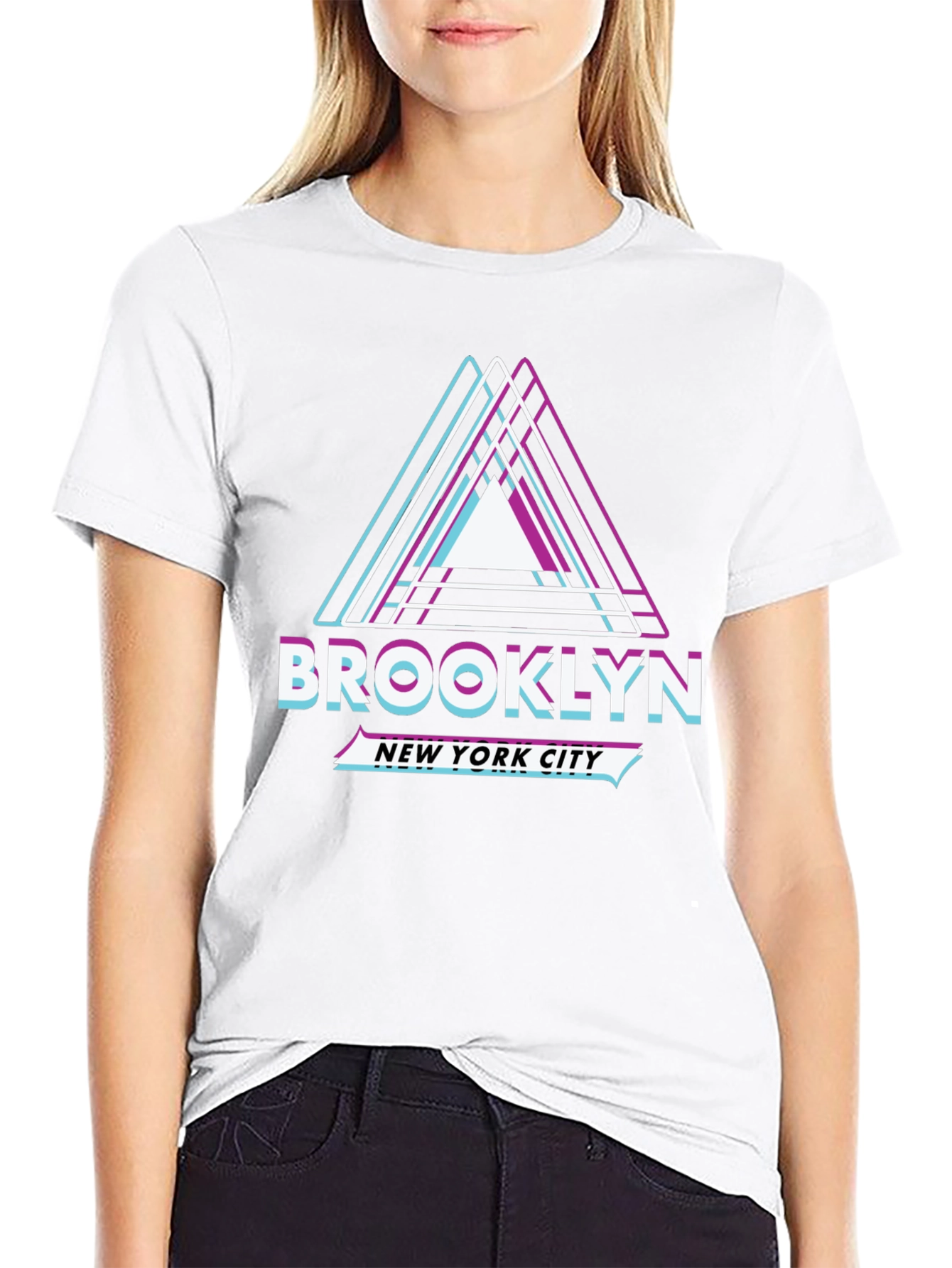 Brooklyn New York City Graphic Tee - Black
