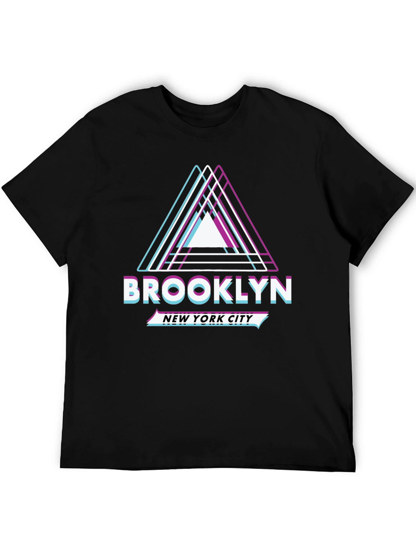 Brooklyn New York City Graphic Tee - Black