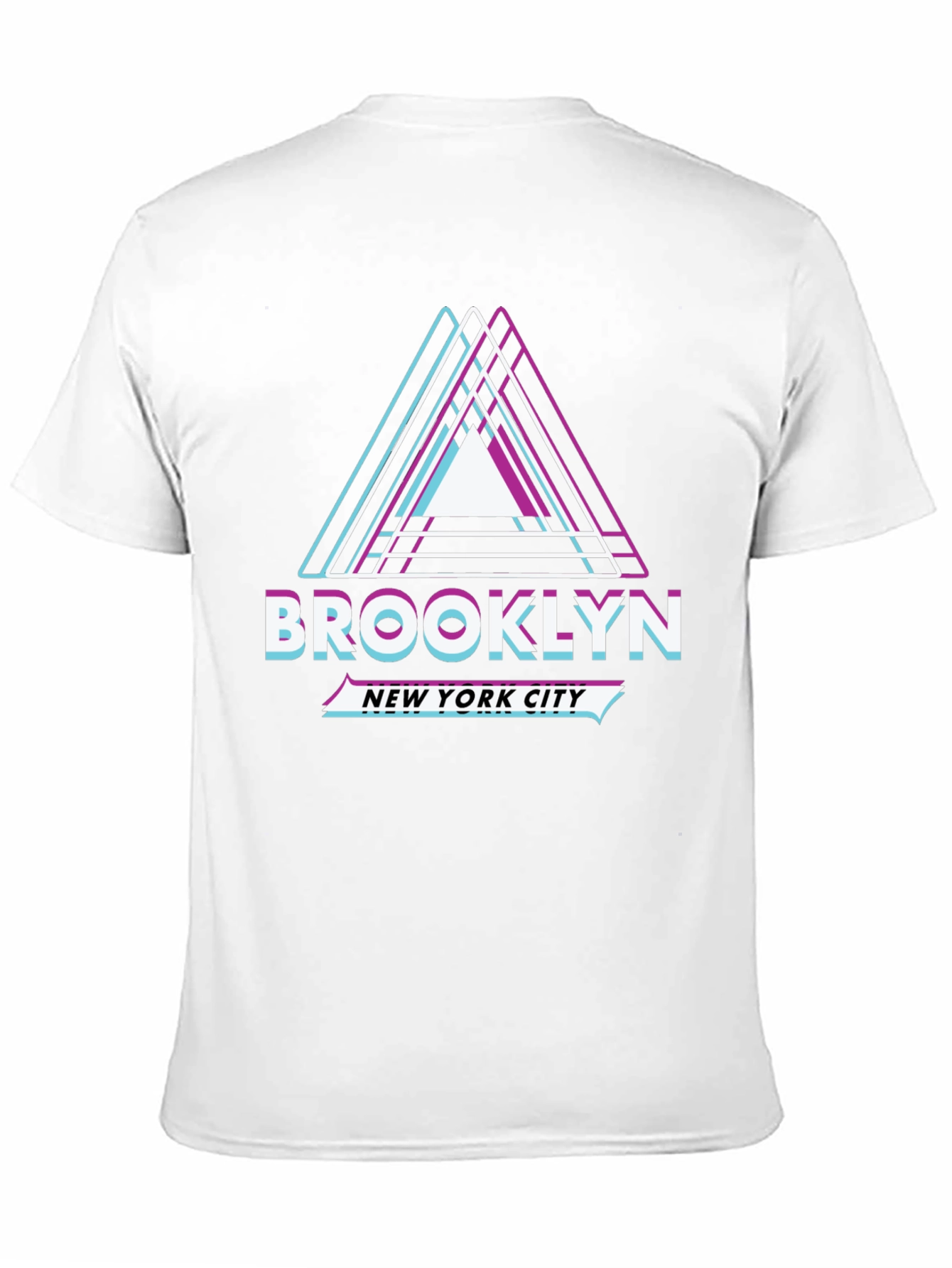 Brooklyn New York City Graphic Tee - Black