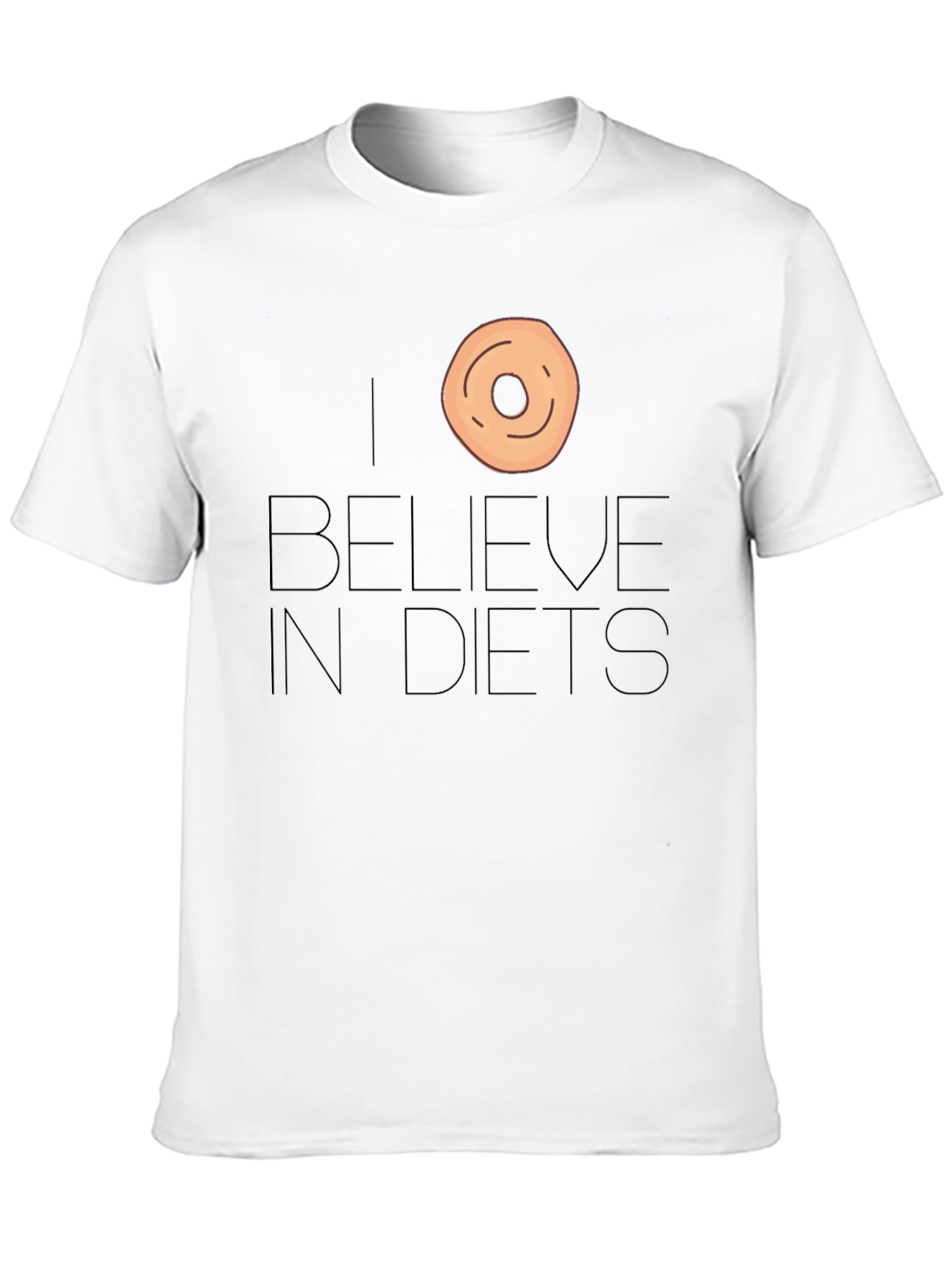 I Donut Believe in Diets Funny T-Shirt