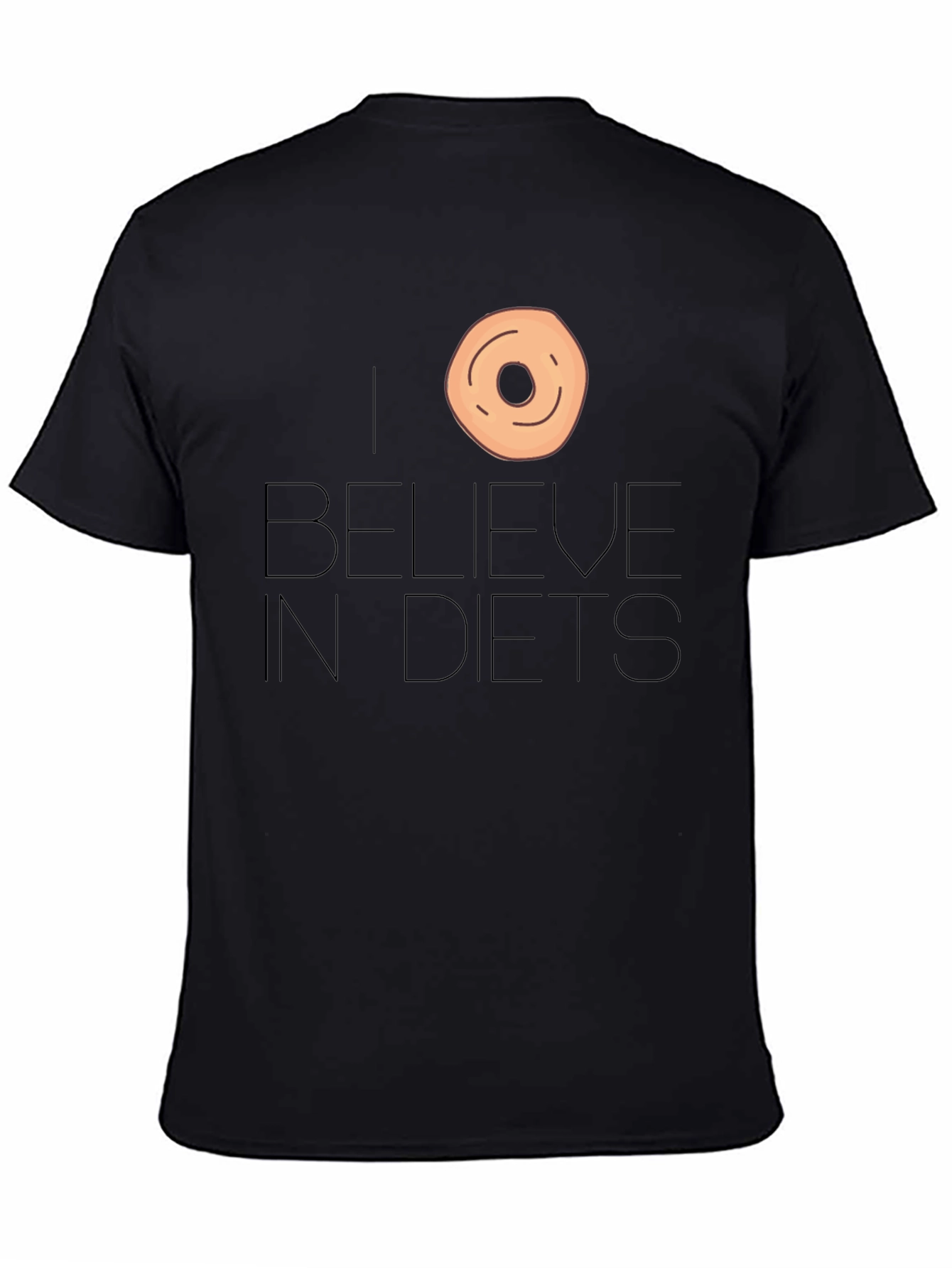 I Donut Believe in Diets Funny T-Shirt
