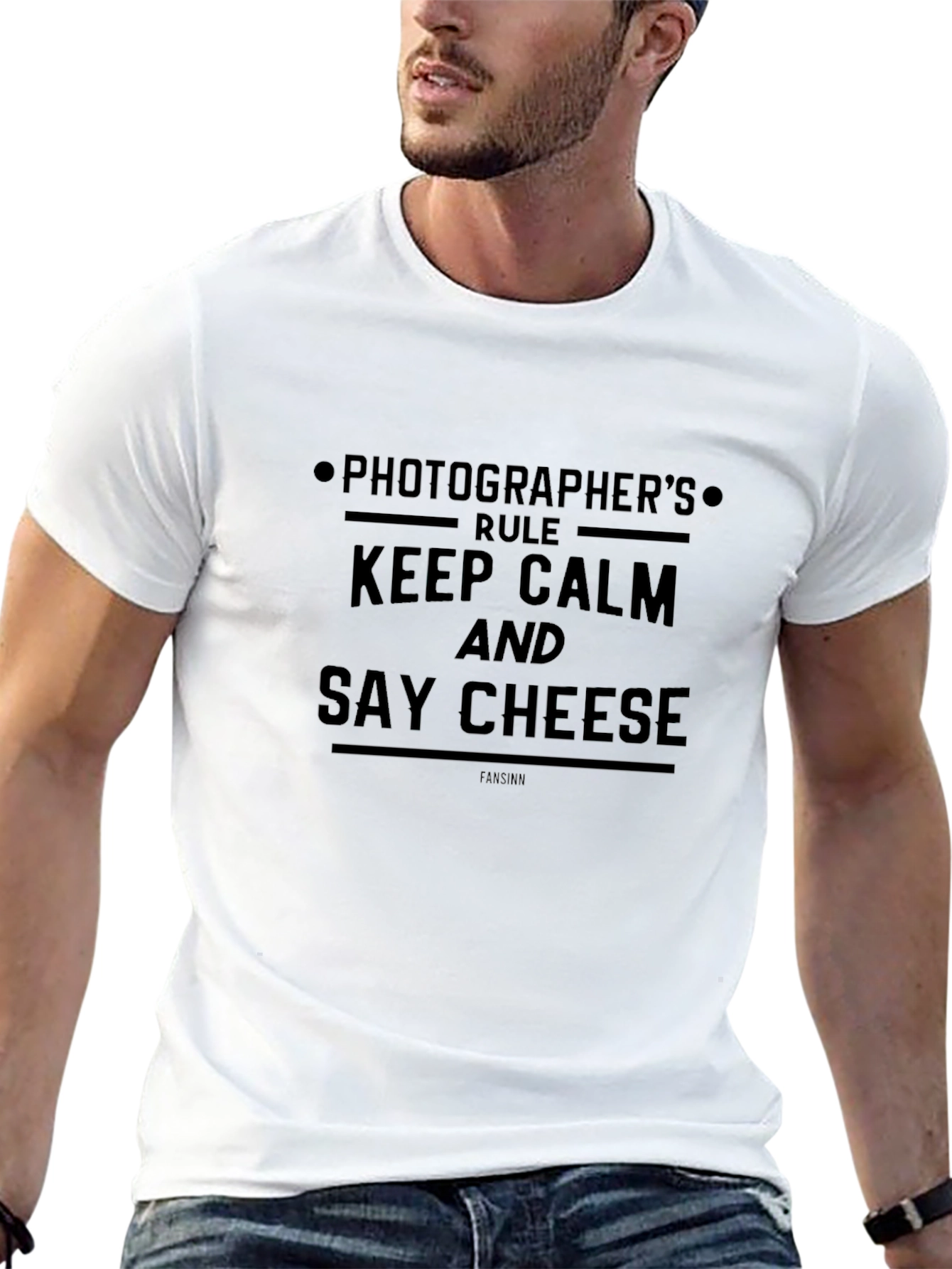 Photographers Rule T-Shirt - Keep Calm & Say Cheese