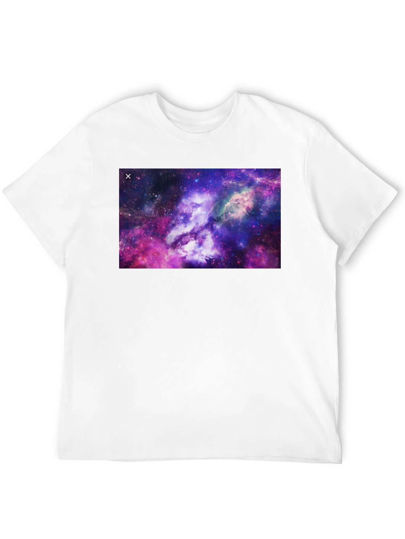 Nebula Print Black T-Shirt