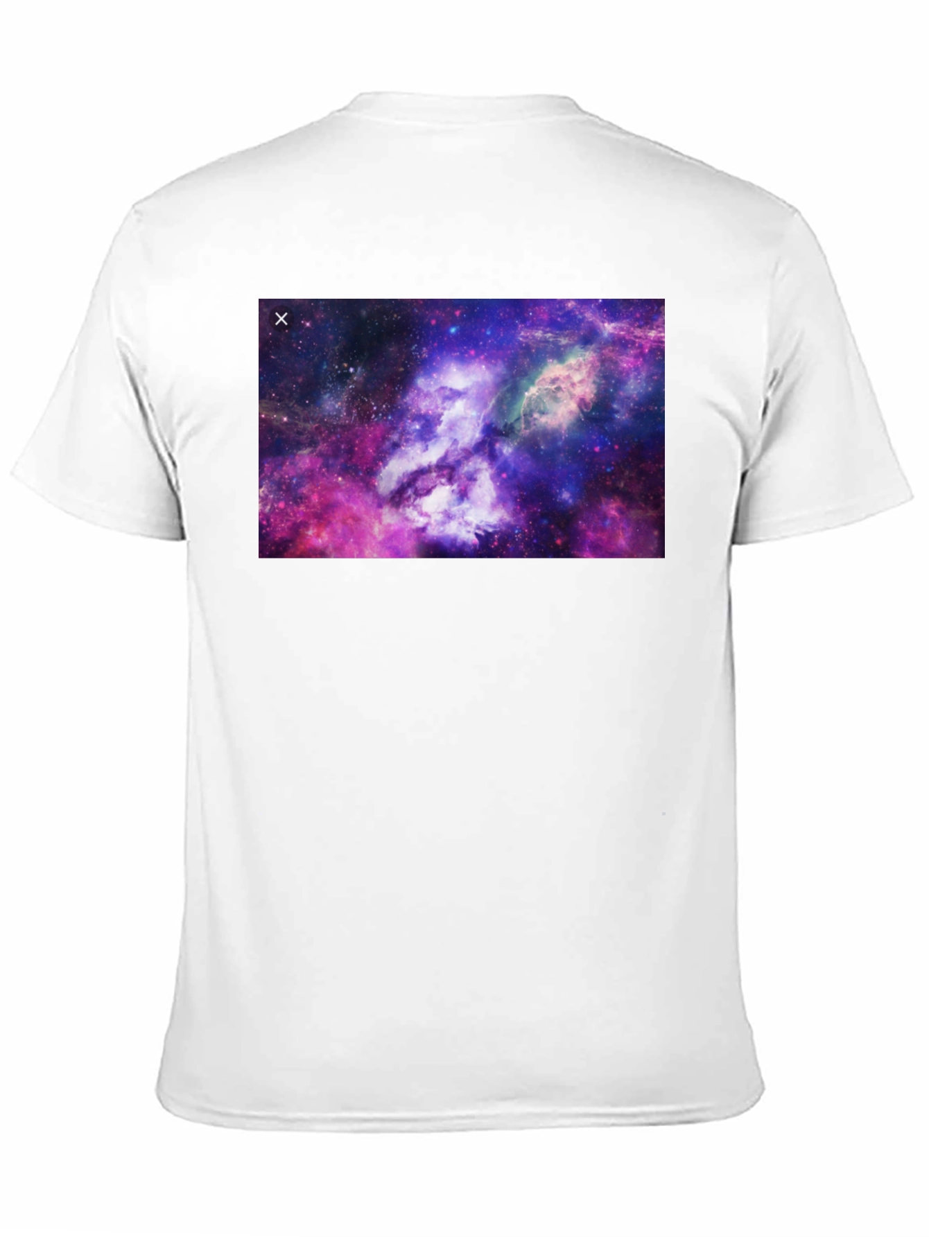 Nebula Print Black T-Shirt