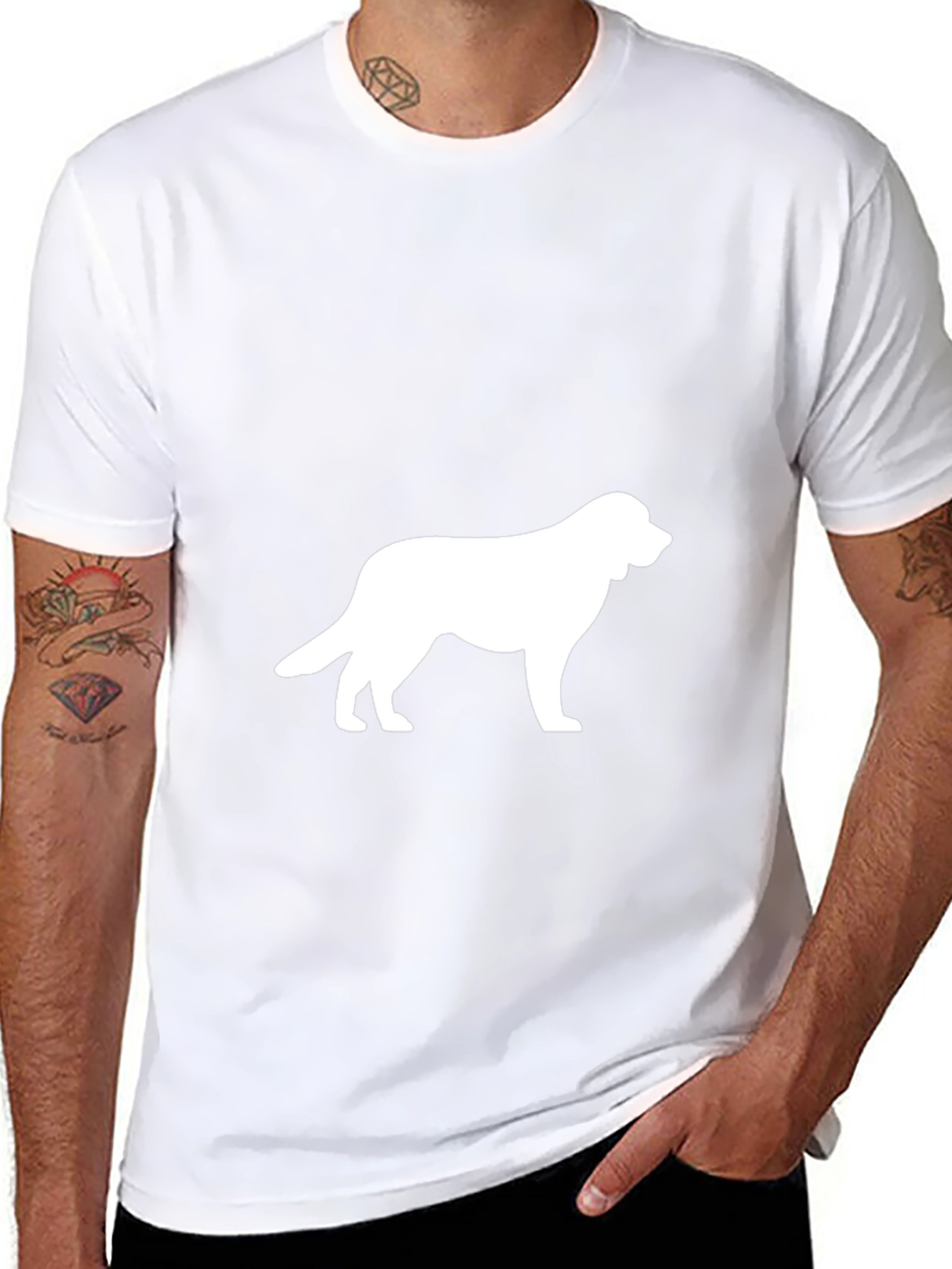 Dog Lovers Black T-Shirt