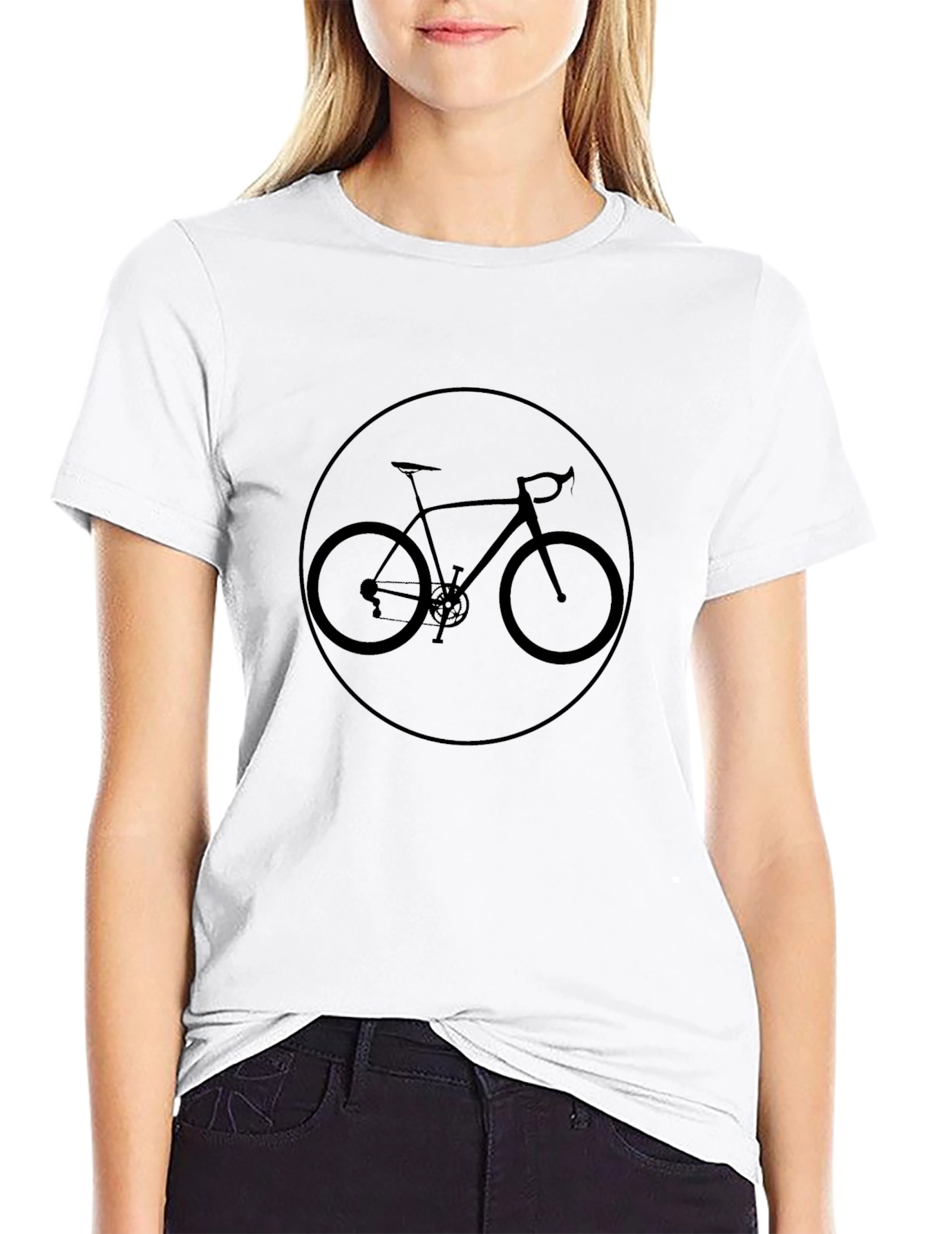 Cycling Enthusiast Tee - Bike Graphic Black T-Shirt