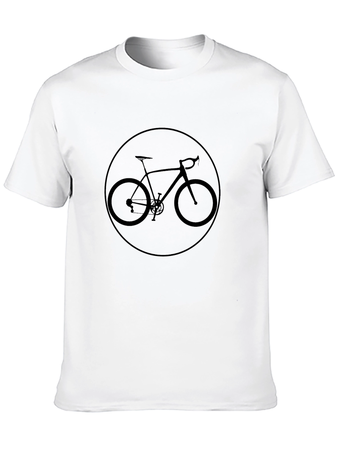 Cycling Enthusiast Tee - Bike Graphic Black T-Shirt