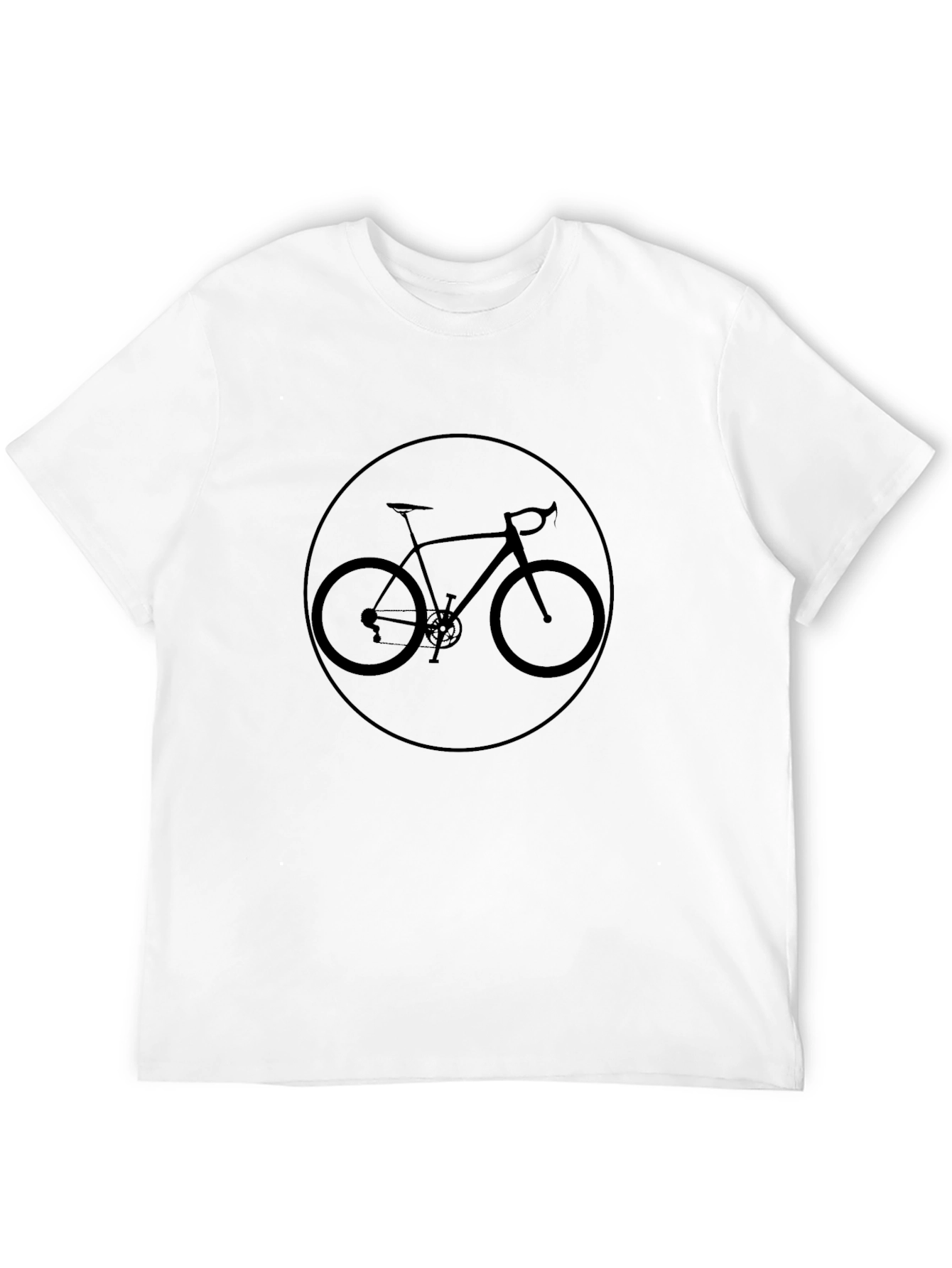 Cycling Enthusiast Tee - Bike Graphic Black T-Shirt