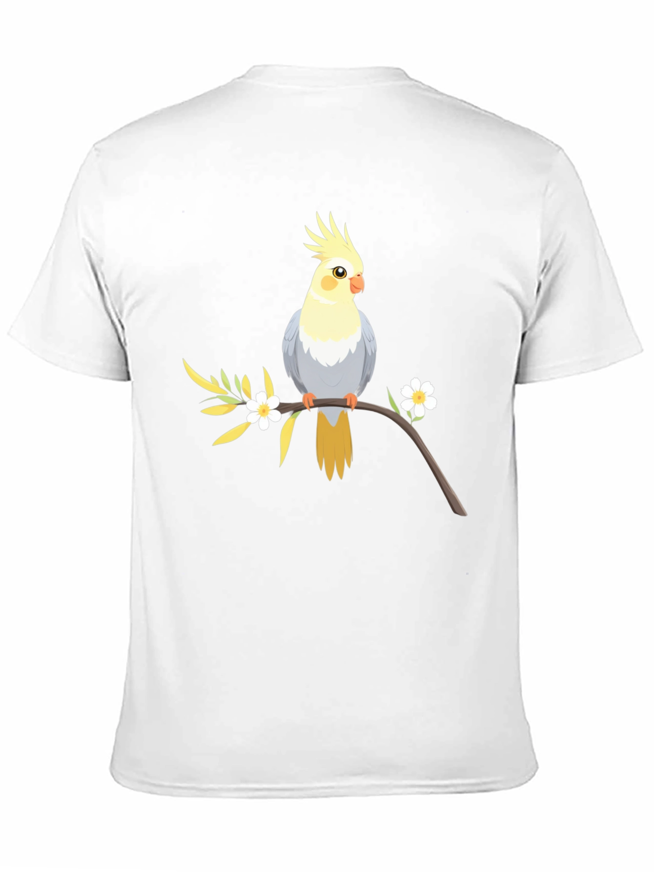 Cockatiel Bird T-Shirt - Graphic Print Tee