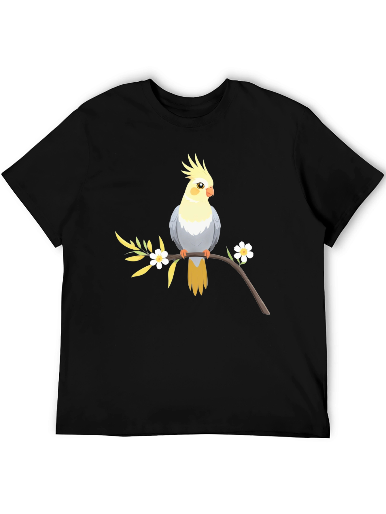 Cockatiel Bird T-Shirt - Graphic Print Tee