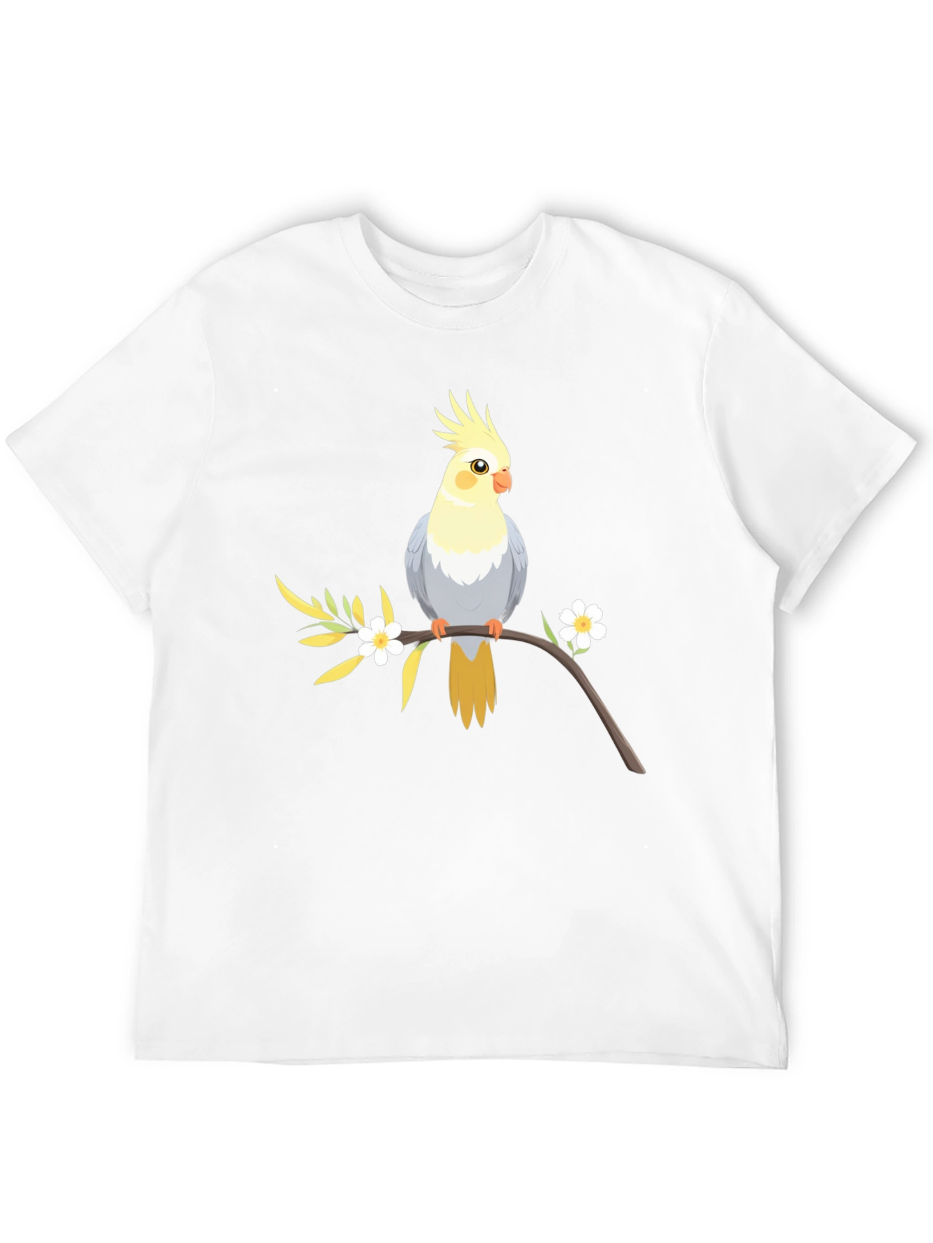 Cockatiel Bird T-Shirt - Graphic Print Tee
