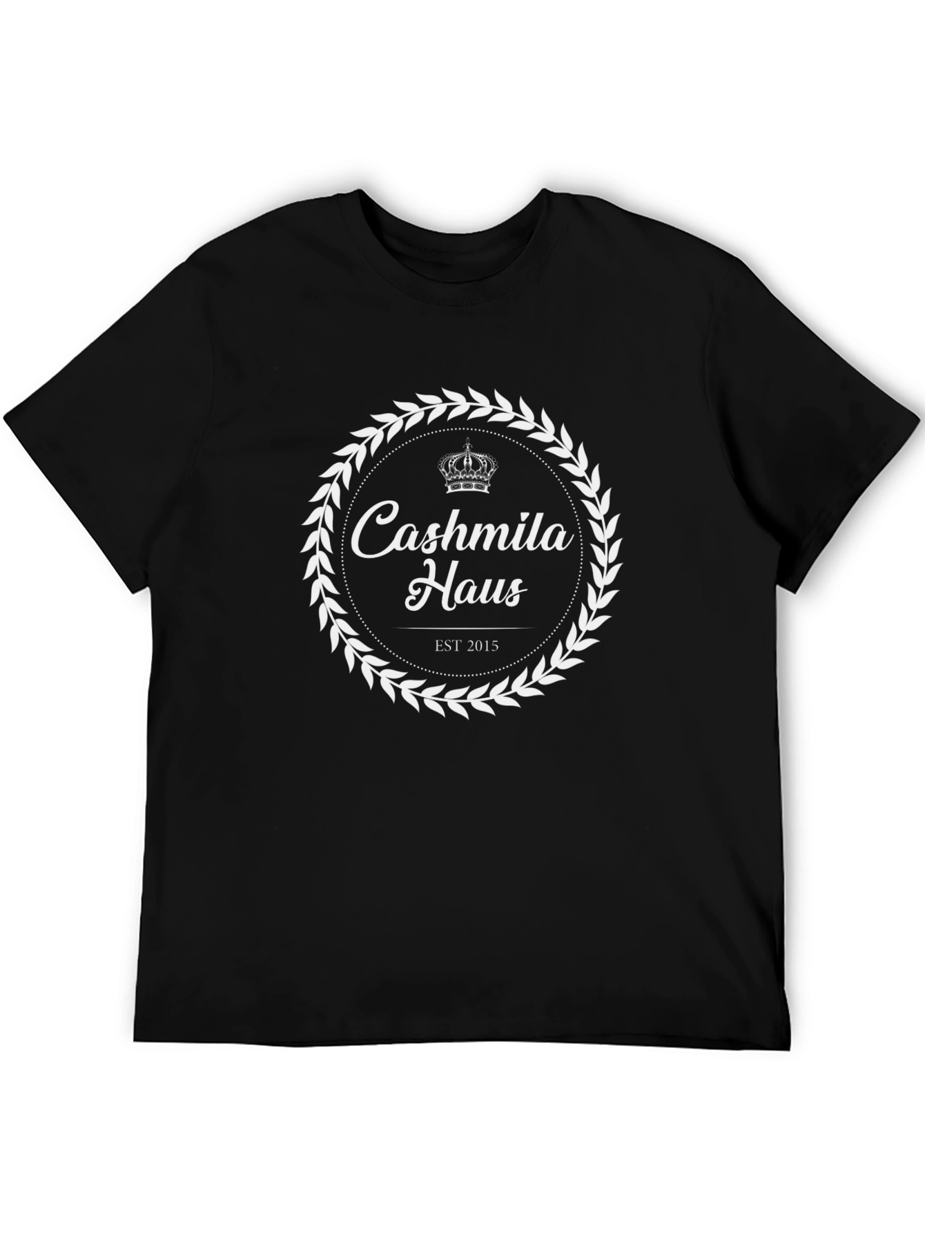 Cashmila Haus Black Graphic Tee