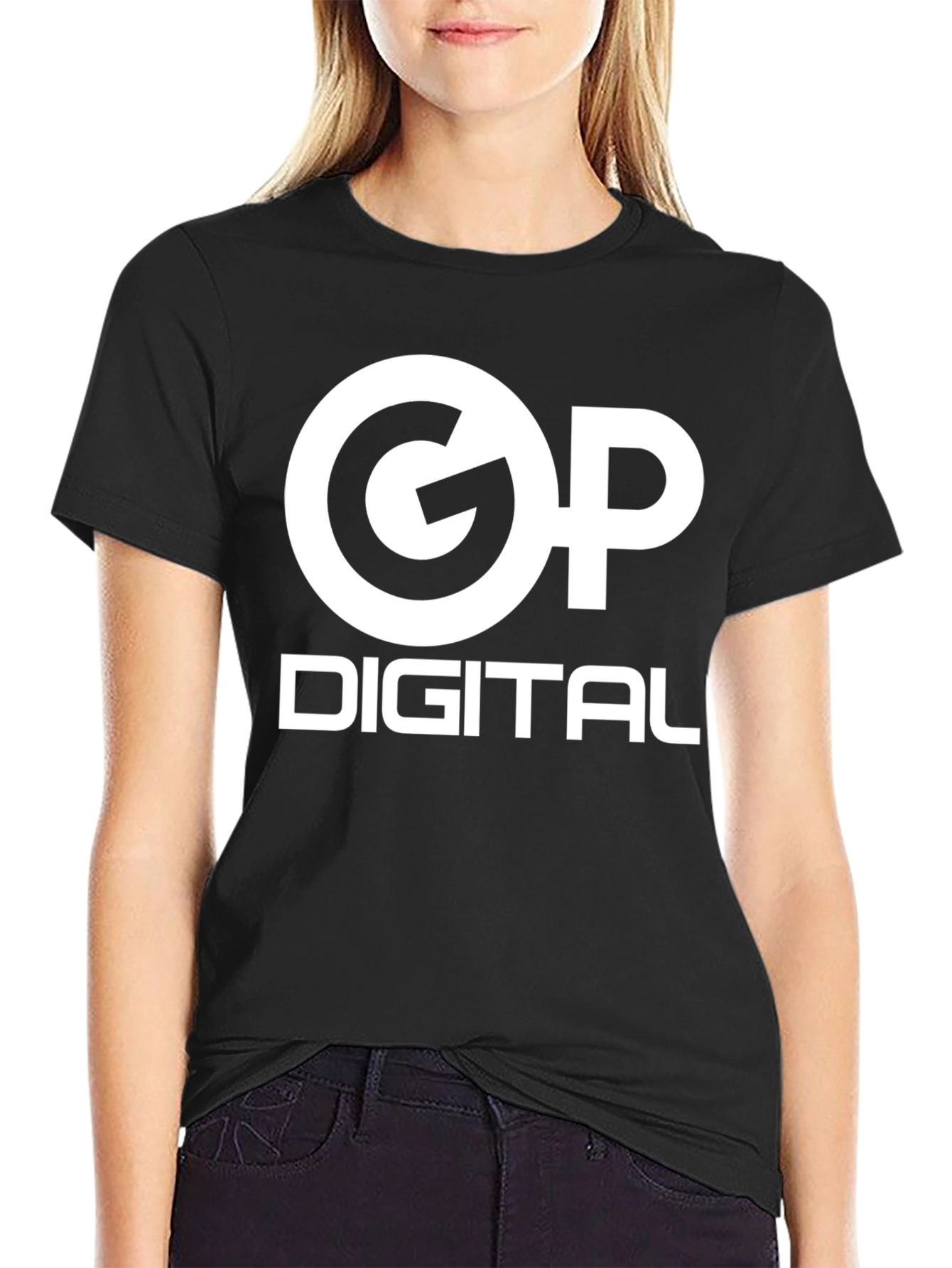 GP Digital Black Graphic Tee