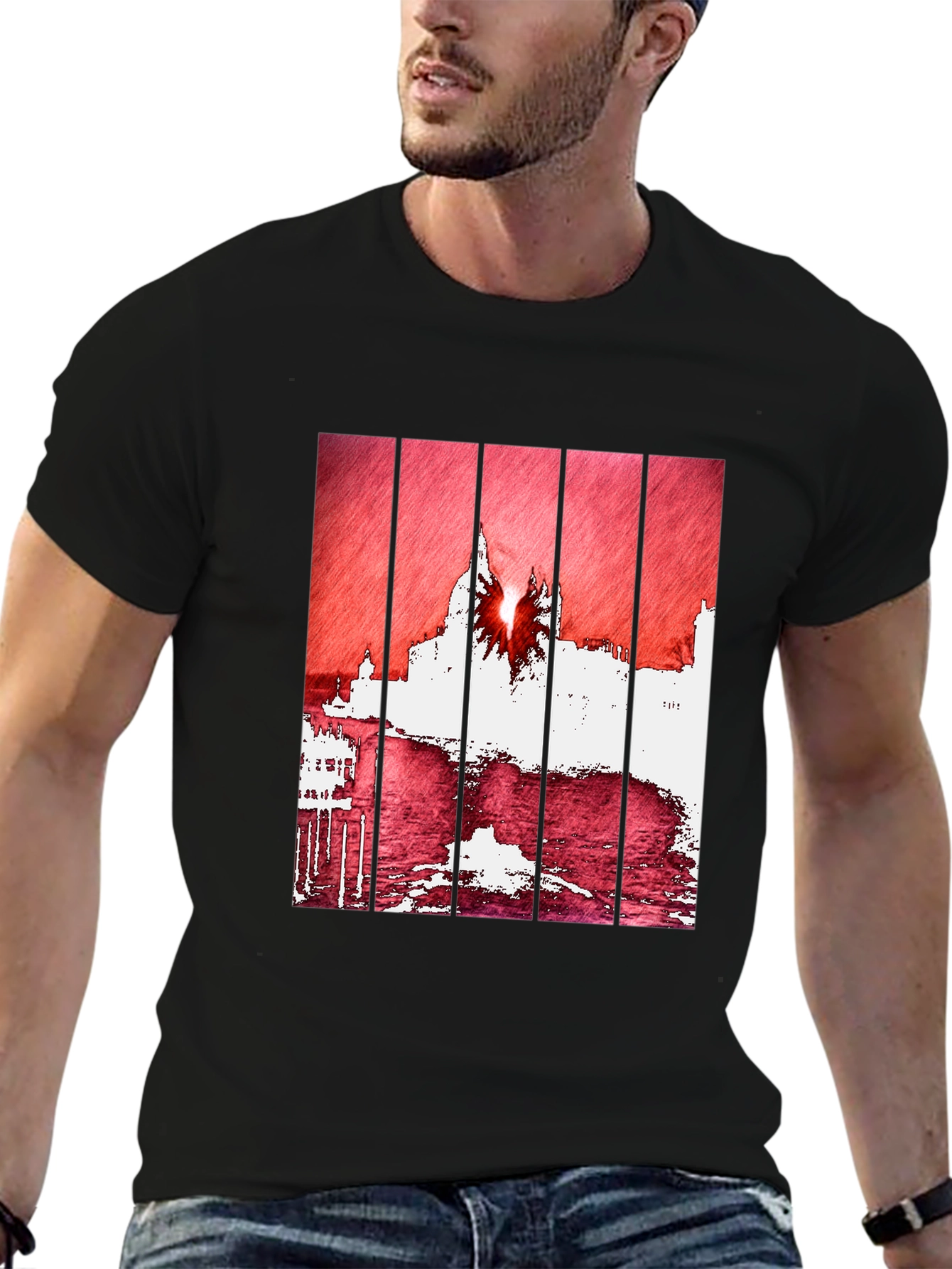 Venice Graphic Tee - Italian Skyline T-Shirt