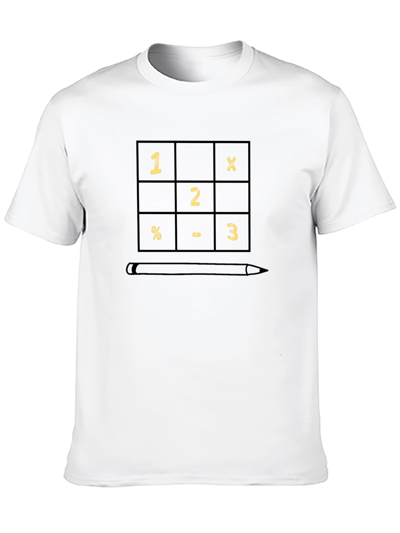 Math Tic-Tac-Toe Graphic Tee