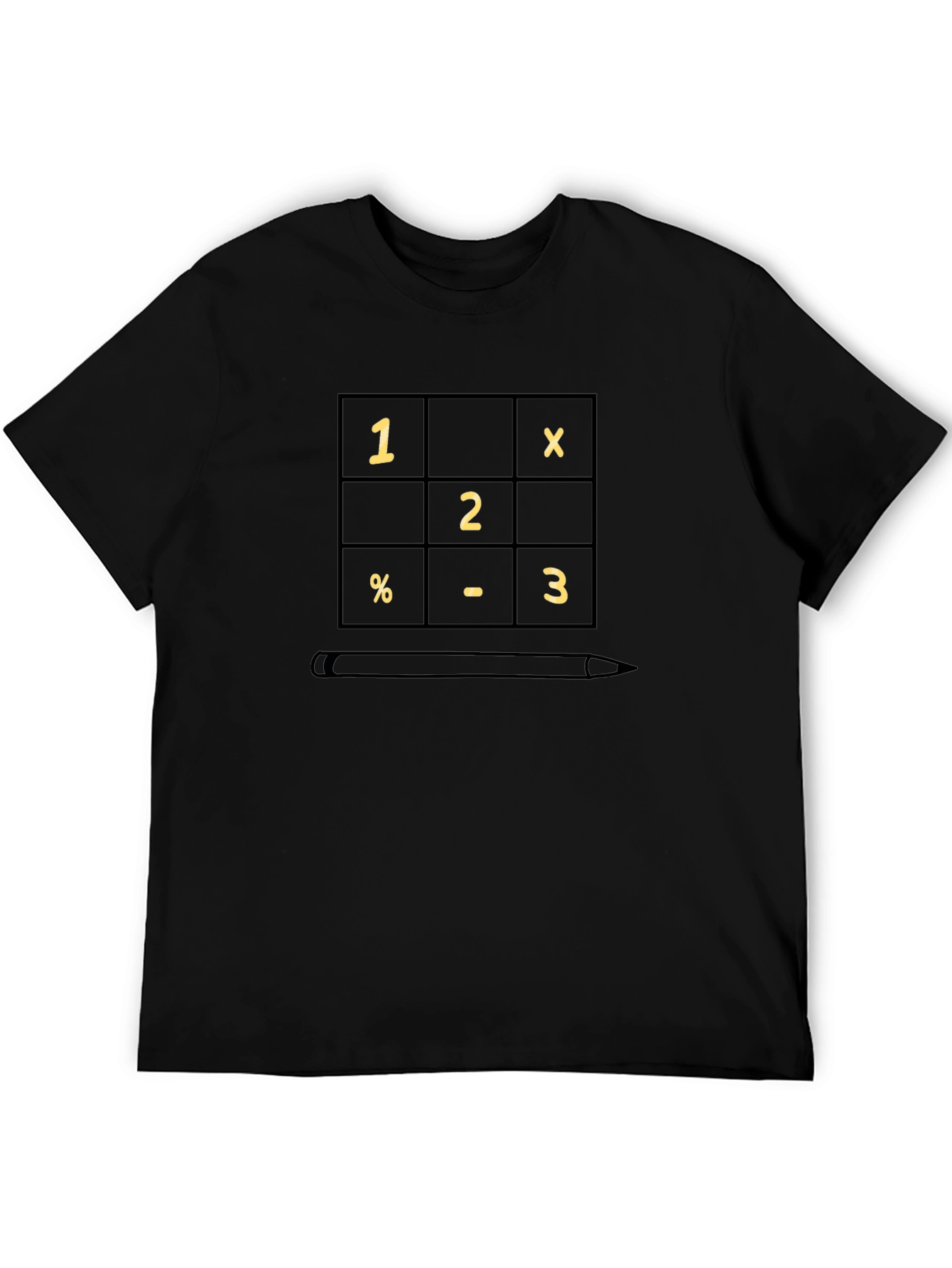 Math Tic-Tac-Toe Graphic Tee