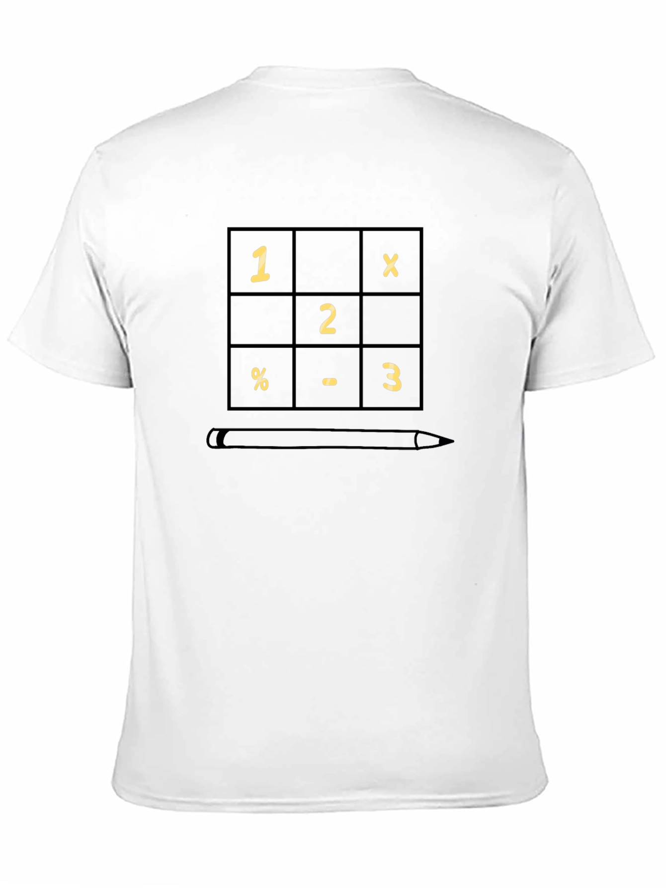 Math Tic-Tac-Toe Graphic Tee