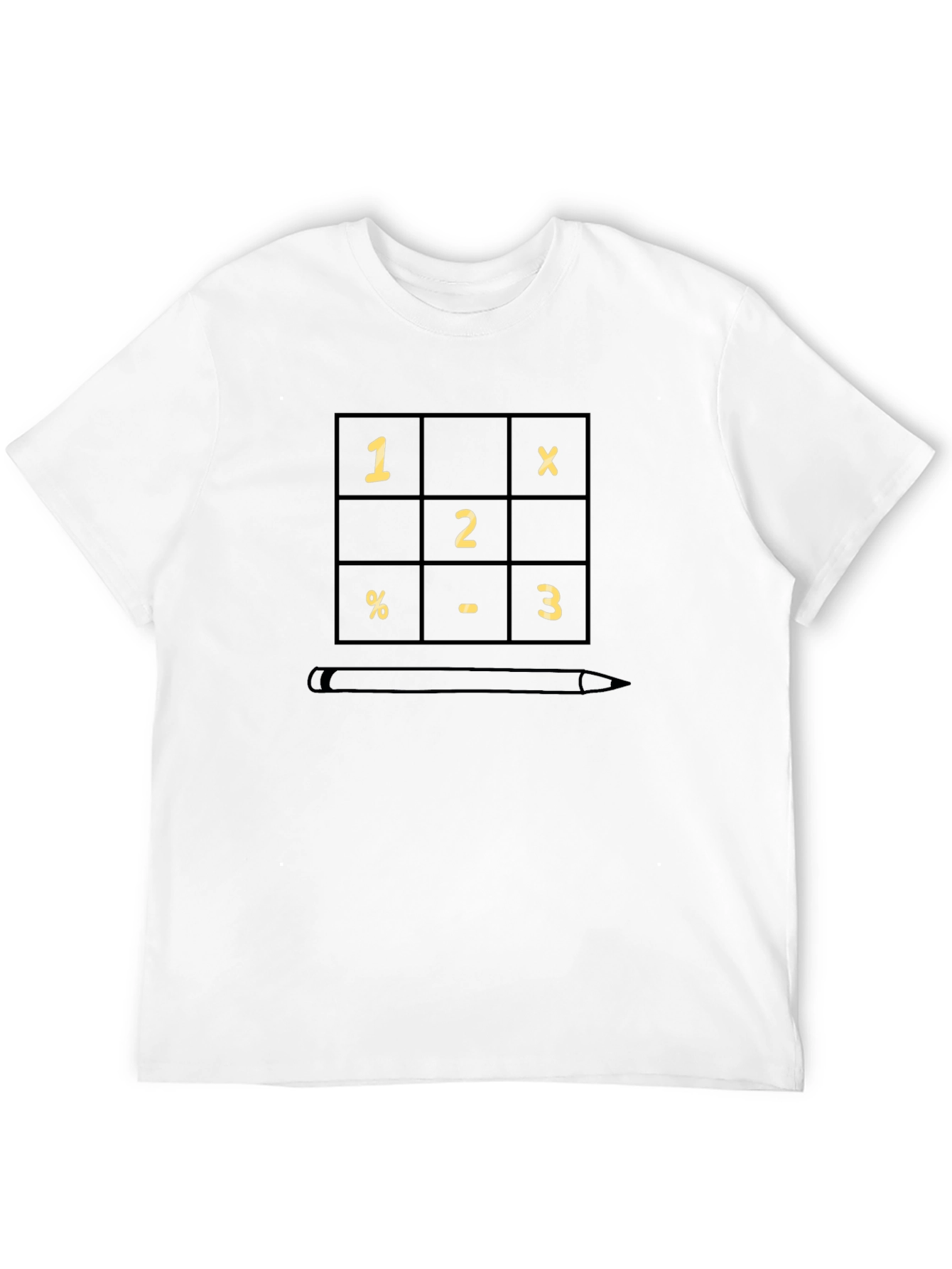 Math Tic-Tac-Toe Graphic Tee