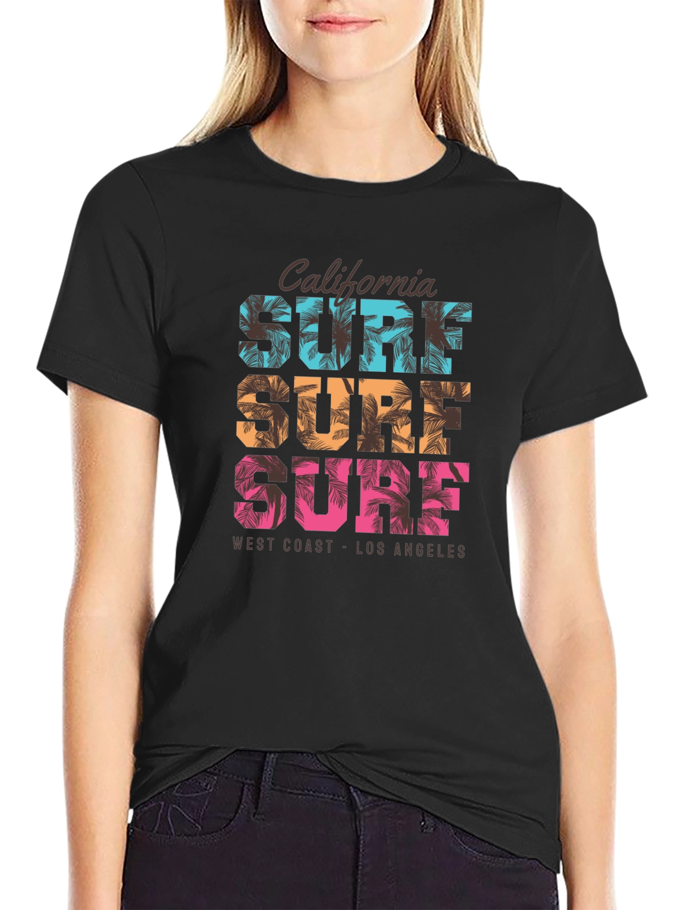 California Surf T-Shirt - West Coast Los Angeles