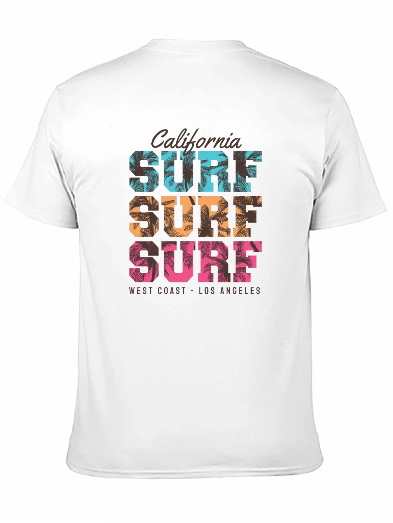 California Surf T-Shirt - West Coast Los Angeles