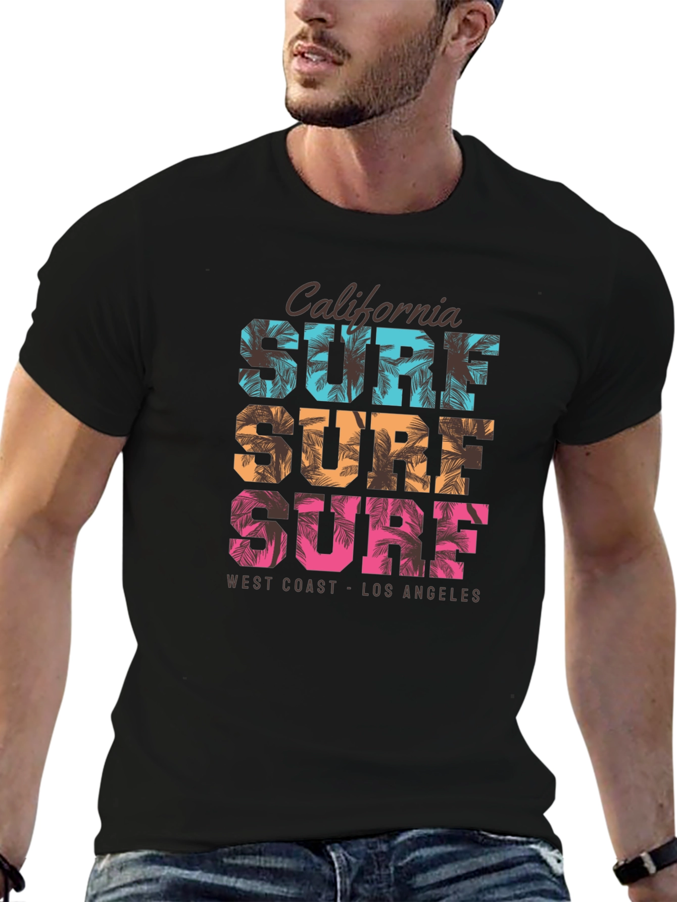 California Surf T-Shirt - West Coast Los Angeles