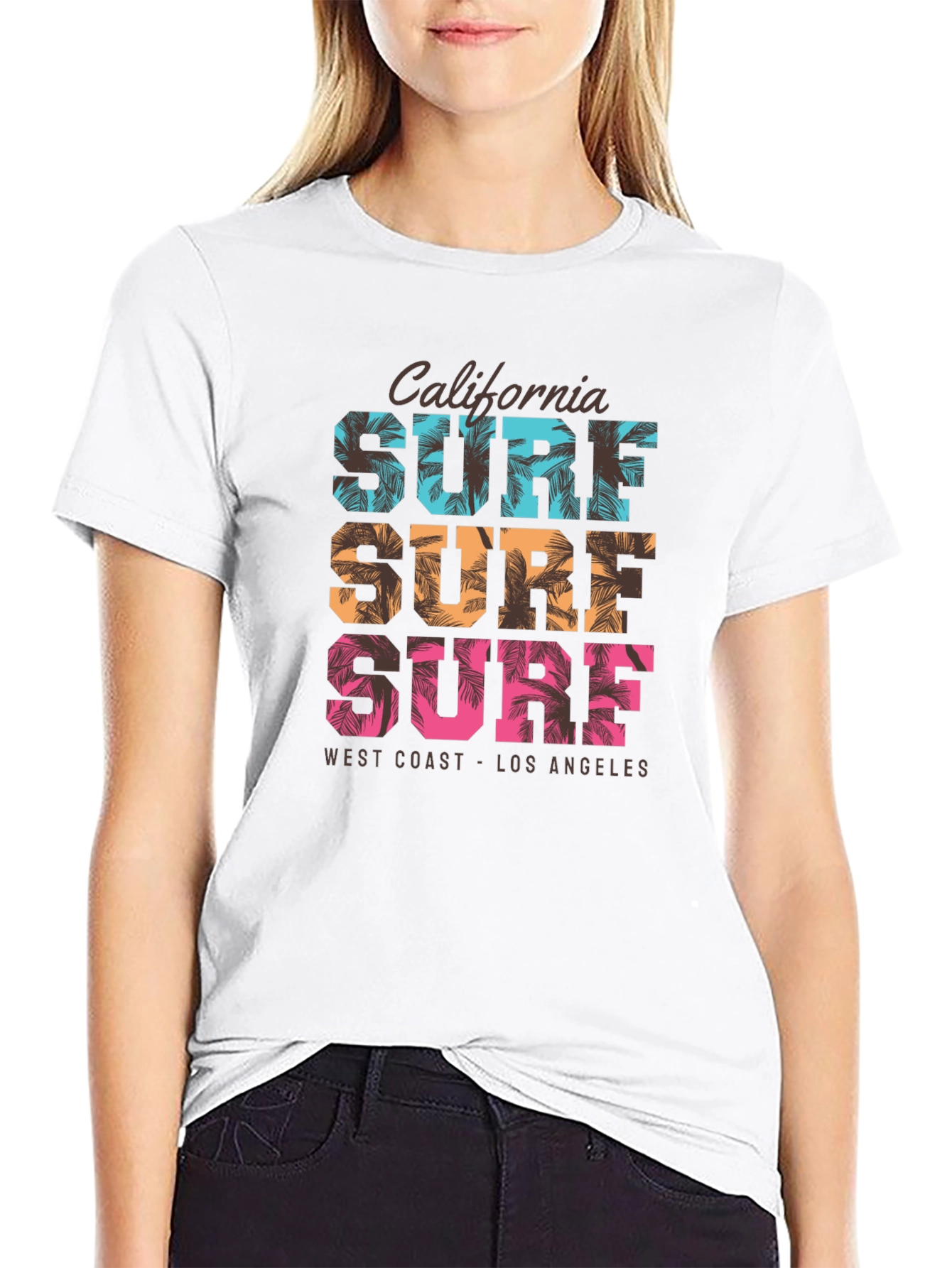 California Surf T-Shirt - West Coast Los Angeles