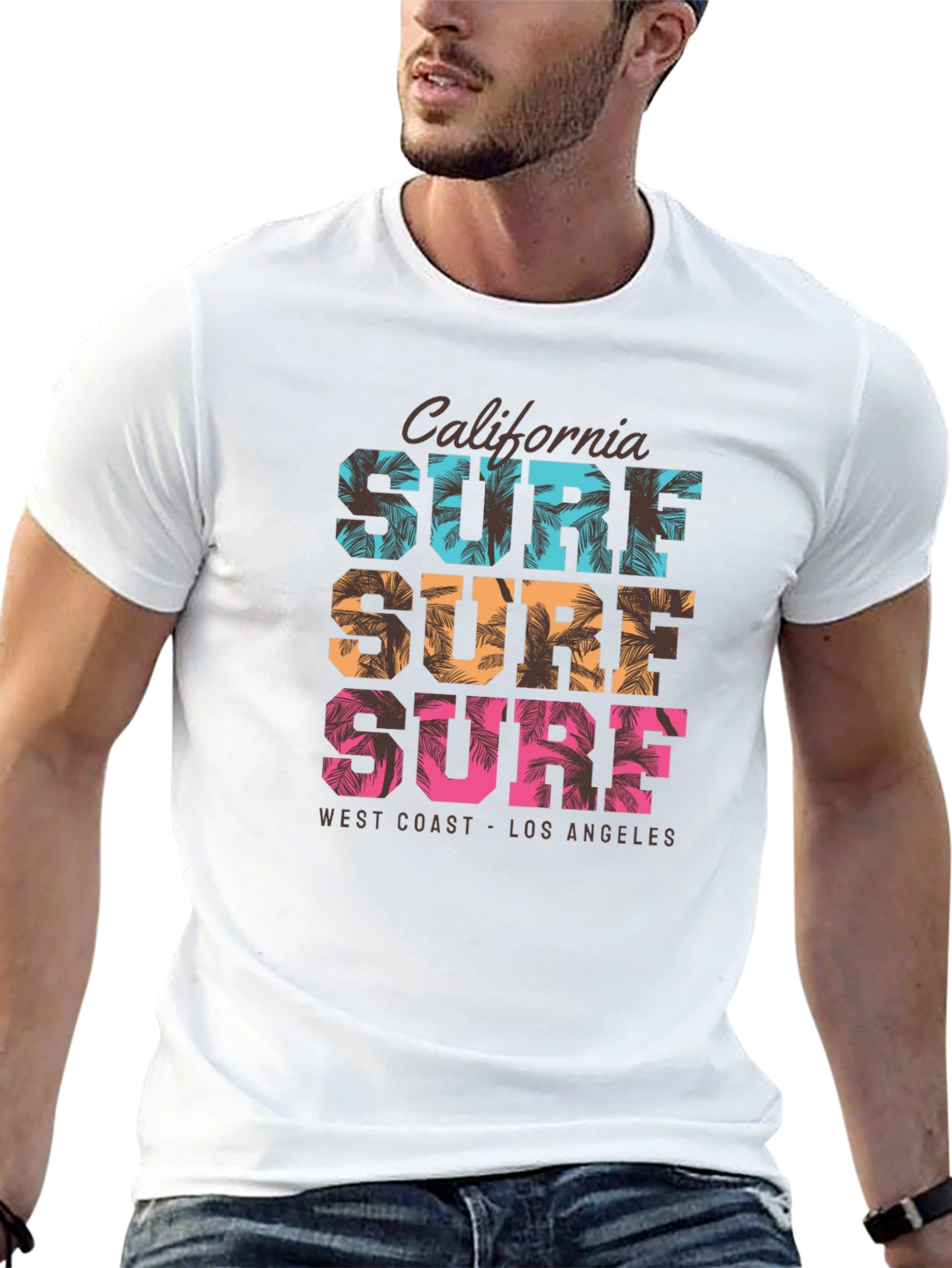 California Surf T-Shirt - West Coast Los Angeles