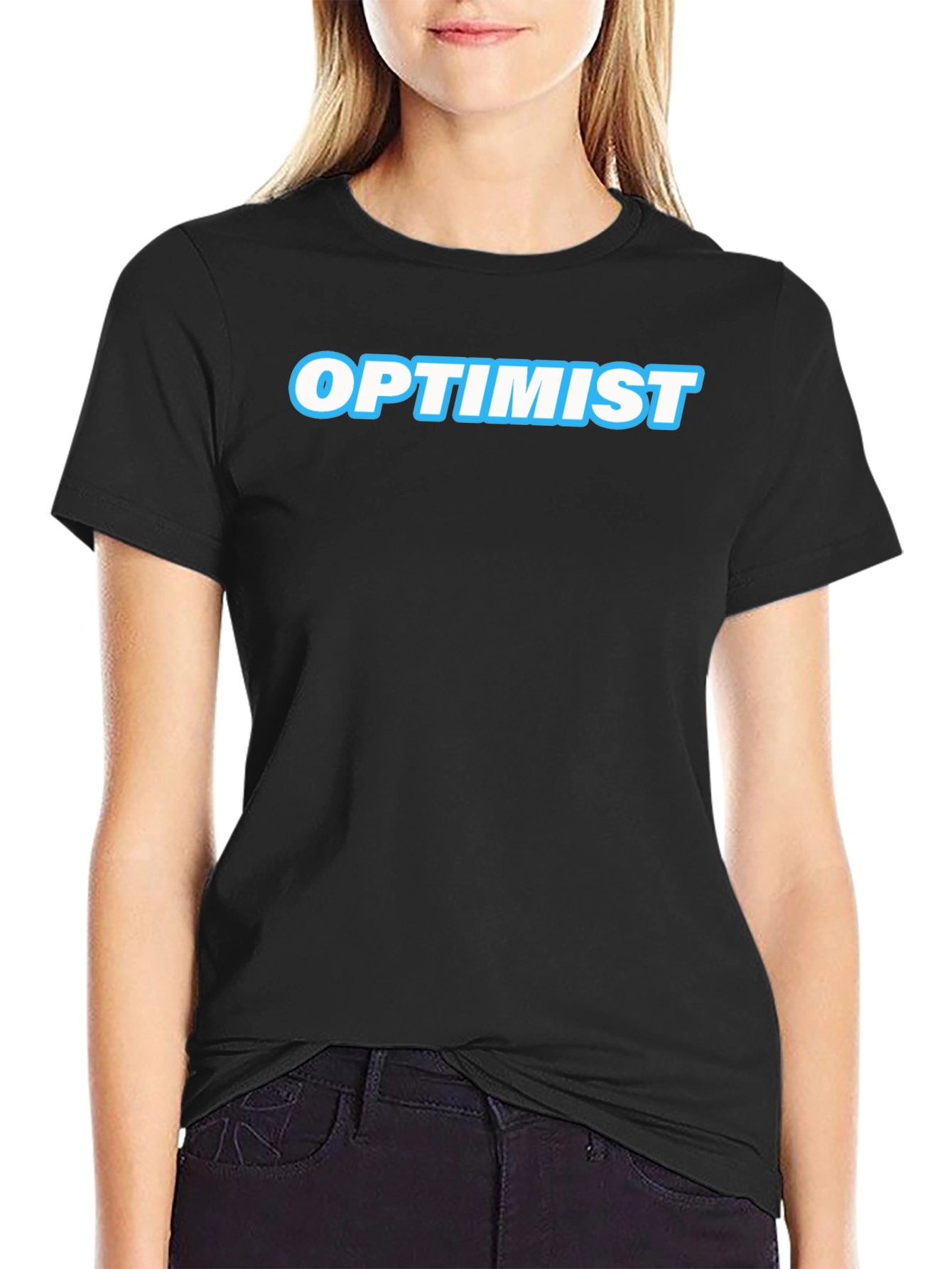 Optimist Graphic T-Shirt - Mens Casual Tee
