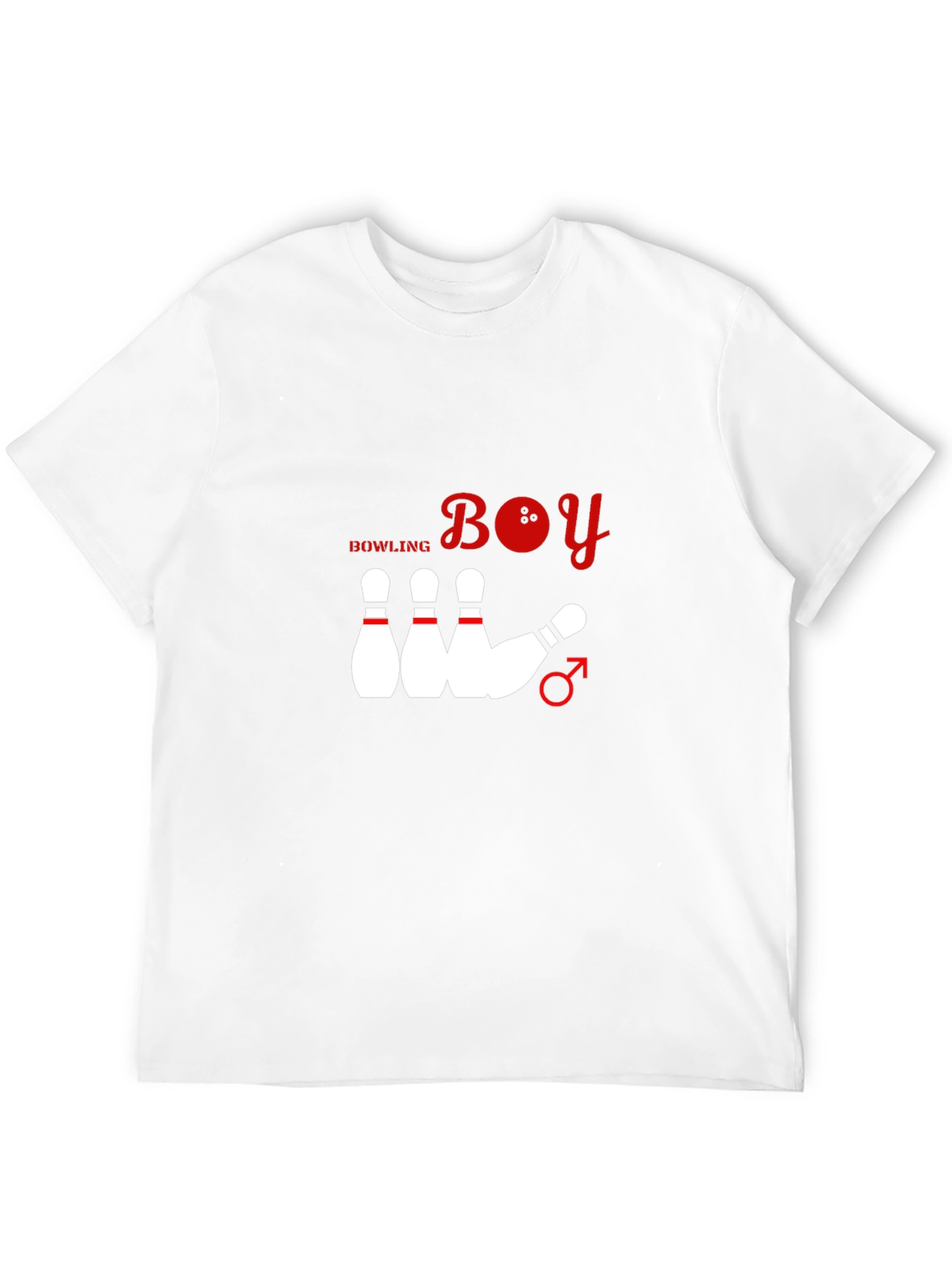 Bowling Boy Graphic T-Shirt - Black